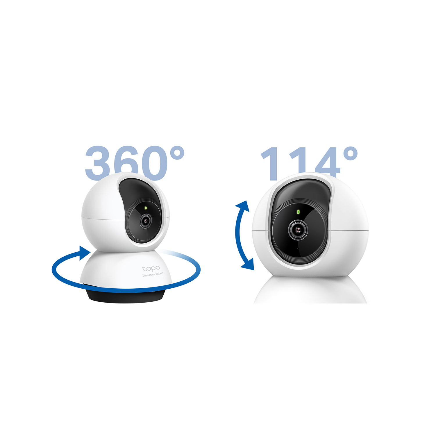 Caméra de surveillance d'intérieur semi-sans fil QHD 2K Tapo C220P2 AI de TP-Link - Paquet de 2 - Blanc - Exclusivité Best Buy