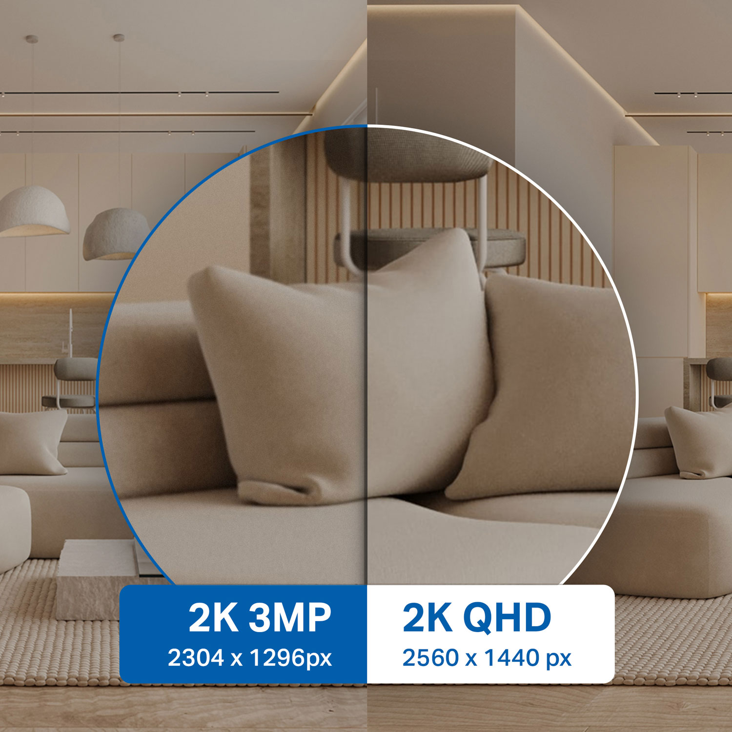 Caméra de surveillance d'intérieur semi-sans fil QHD 2K Tapo C220P2 AI de TP-Link - Paquet de 2 - Blanc - Exclusivité Best Buy