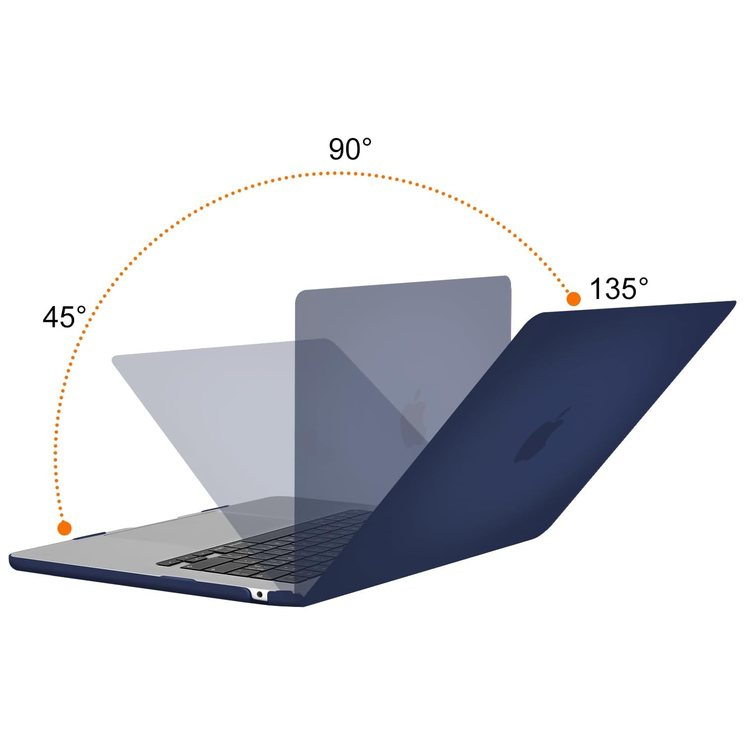 Compatible with MacBook Air 15 inch Case 2023 2024 Release M3 A3114 M2 A2941 with Liquid Retina Display&Touch