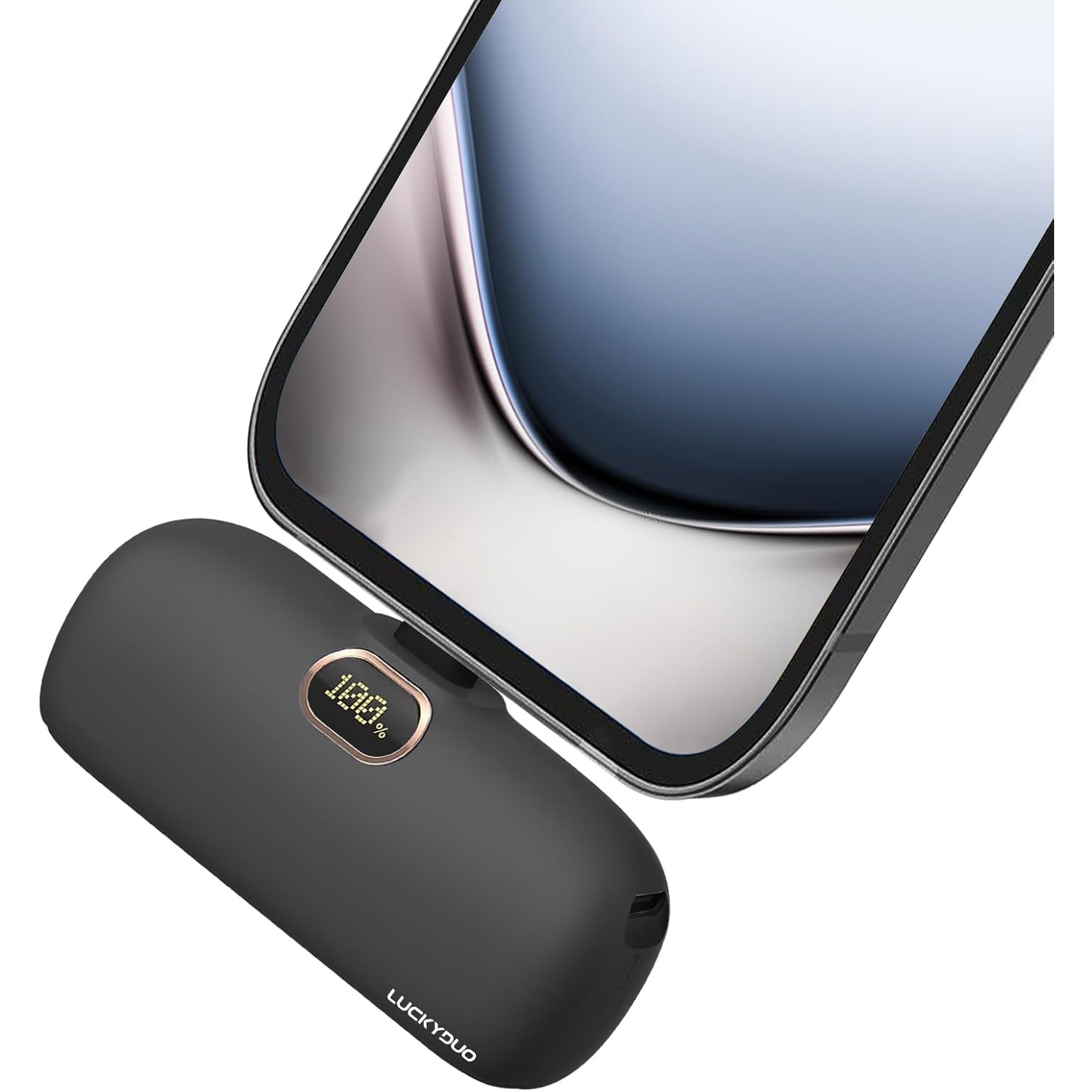 Portable Charger 5000mAh,Mini Power Bank Fast Charging and PD Input Small Compact Battery Pack with LED