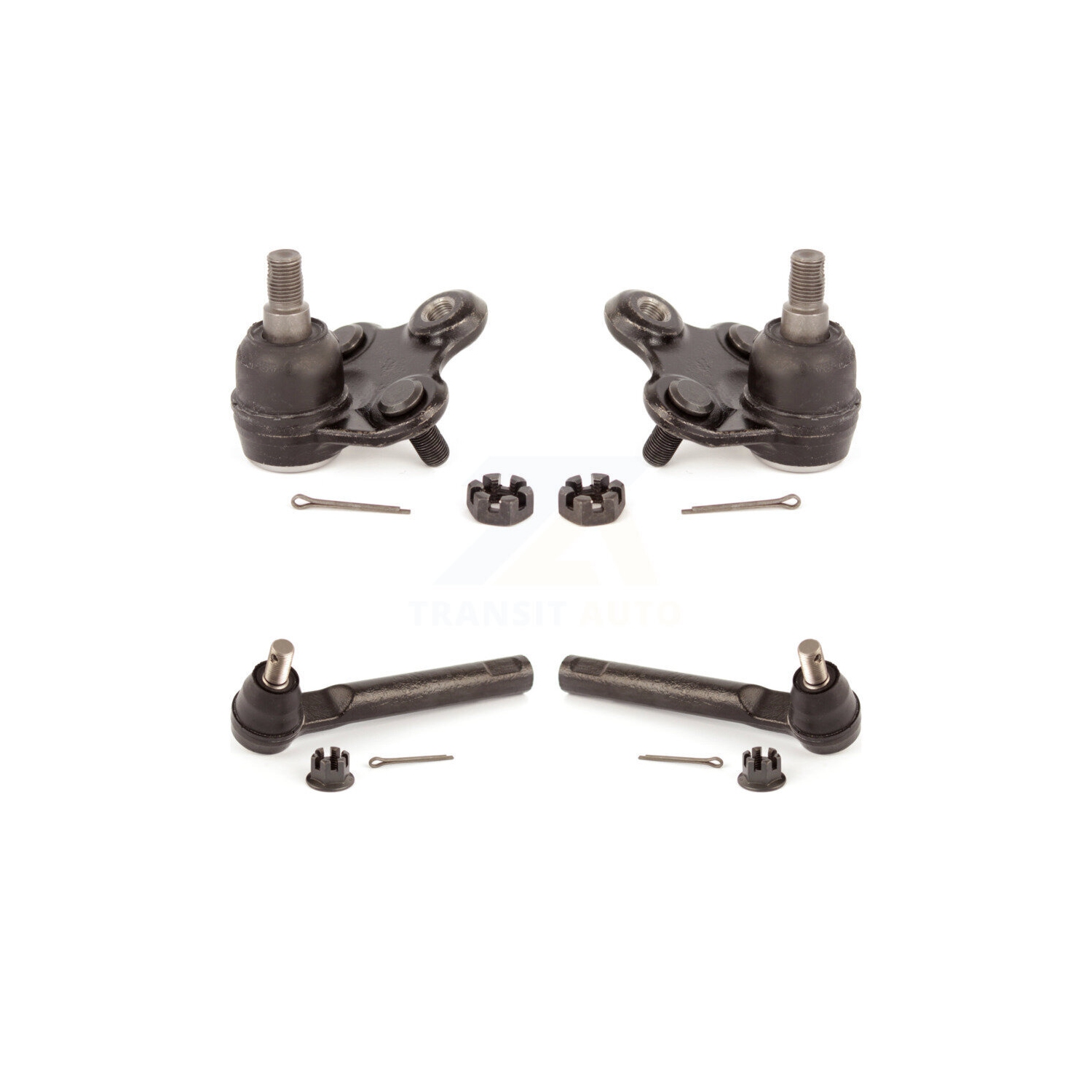 Kit d'extrémité de joint à rotule avant et de biellette de direction pour véhicules Honda CR-V 2007-2009 fabriqués aux États-Unis en KTR-102307