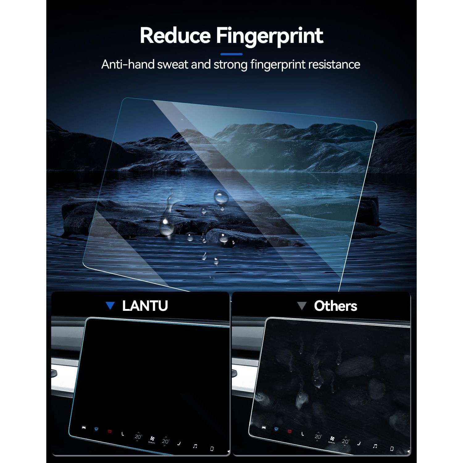 Protecteur d'écran de voiture pour accessoires Toyota Tundra 2022-2024 et navigation GPS en verre trempé Sequoia 14&nbsp;po 2023-2024
