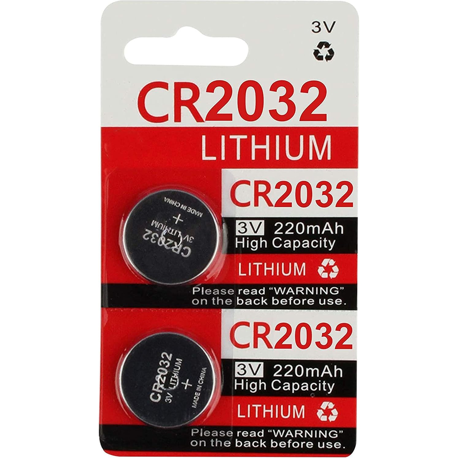 2-Pack, Compatible with NISSAN Remote Keyless Entry Key Fob Replacement Battery CR2032