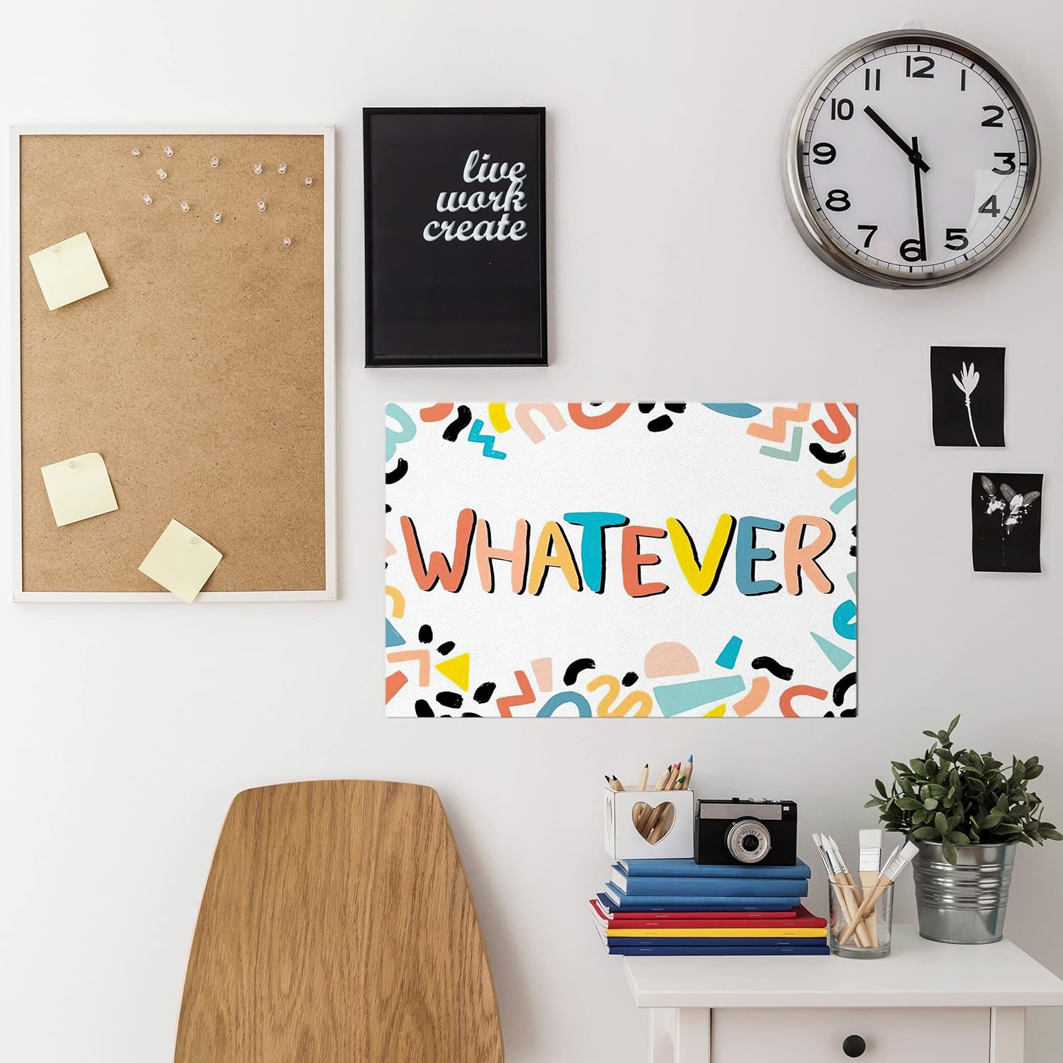Art mural motivant Quates – Affiche inspirante 12x18 po – Imprimée sur du papier de qualité