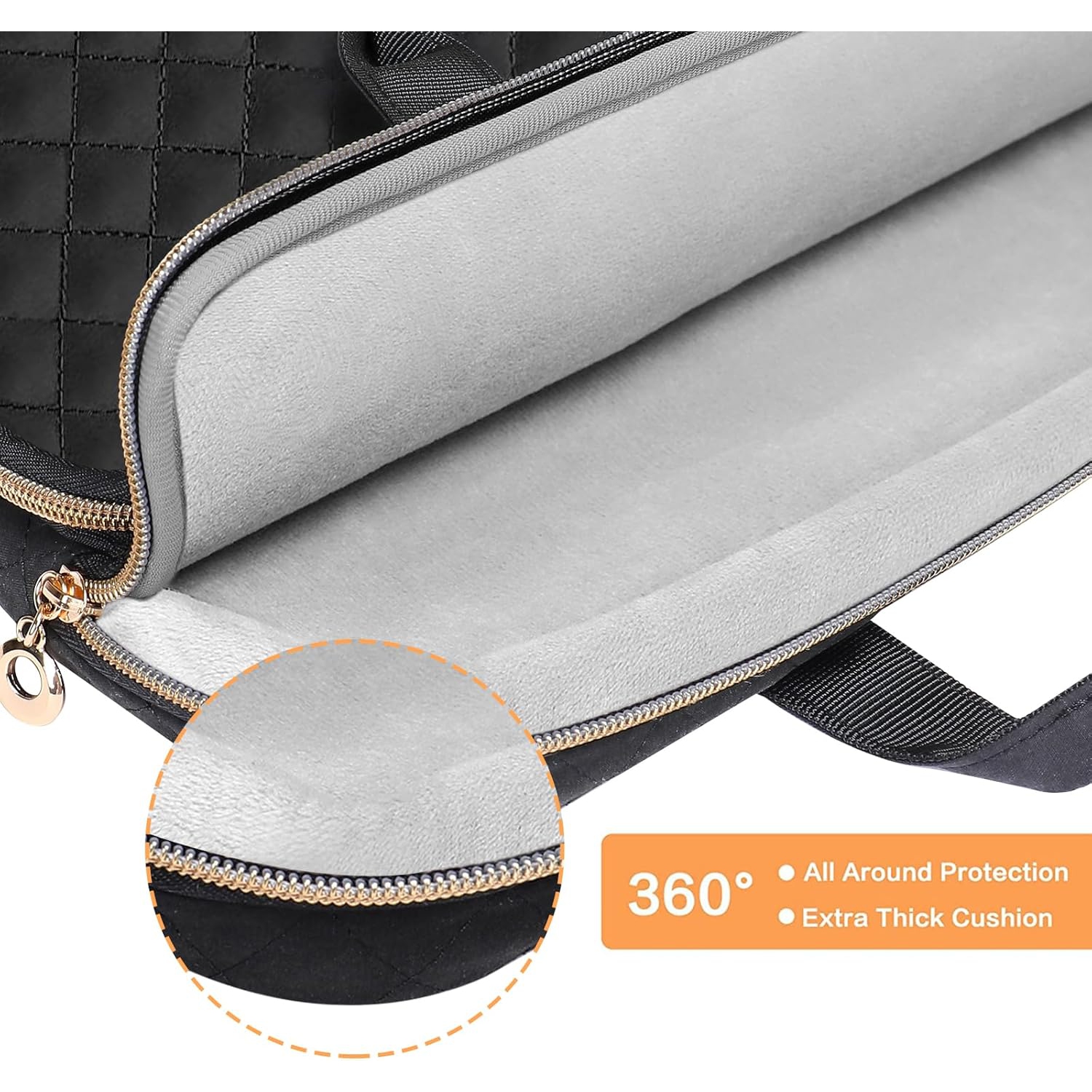 360 Protective Laptop Sleeve Compatible with MacBook Air/Pro,13-13.3 inch Notebook,Compatible with MacBook Pro