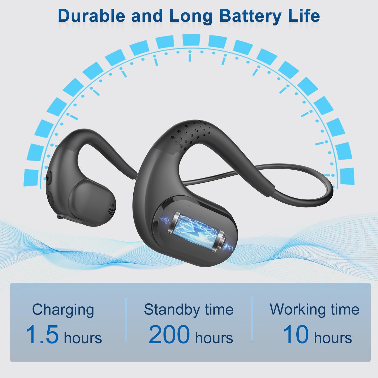 Bluetooth Headset with Removable Microphone, Noise Cancelling Wireless Headset for Phones Laptop Computer PC,