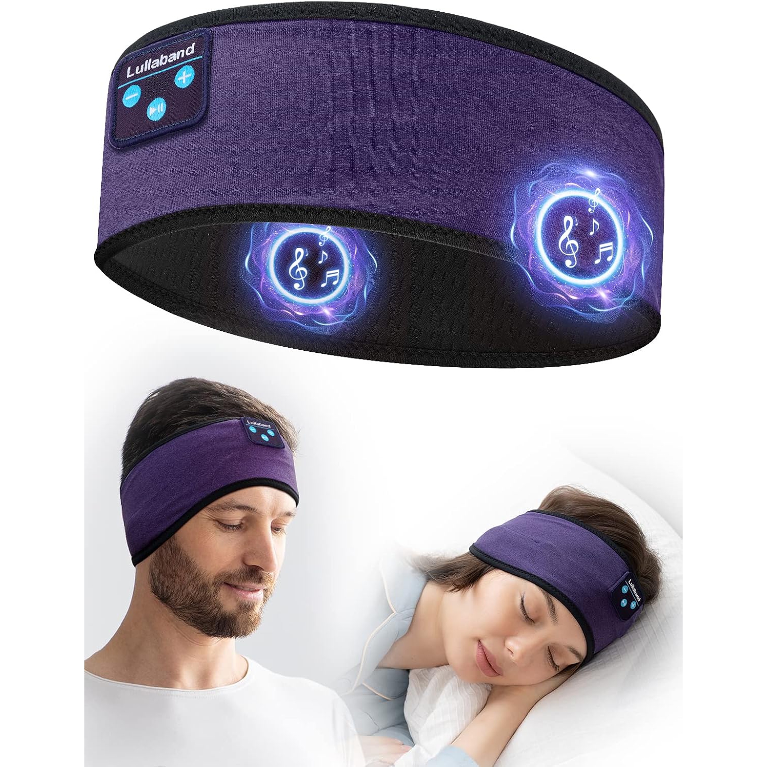 Sleep Headphones Bluetooth Headband-Sleeping Mask Wireless Earphones with HD Stereo Speaker Cool Tech Gadgets
