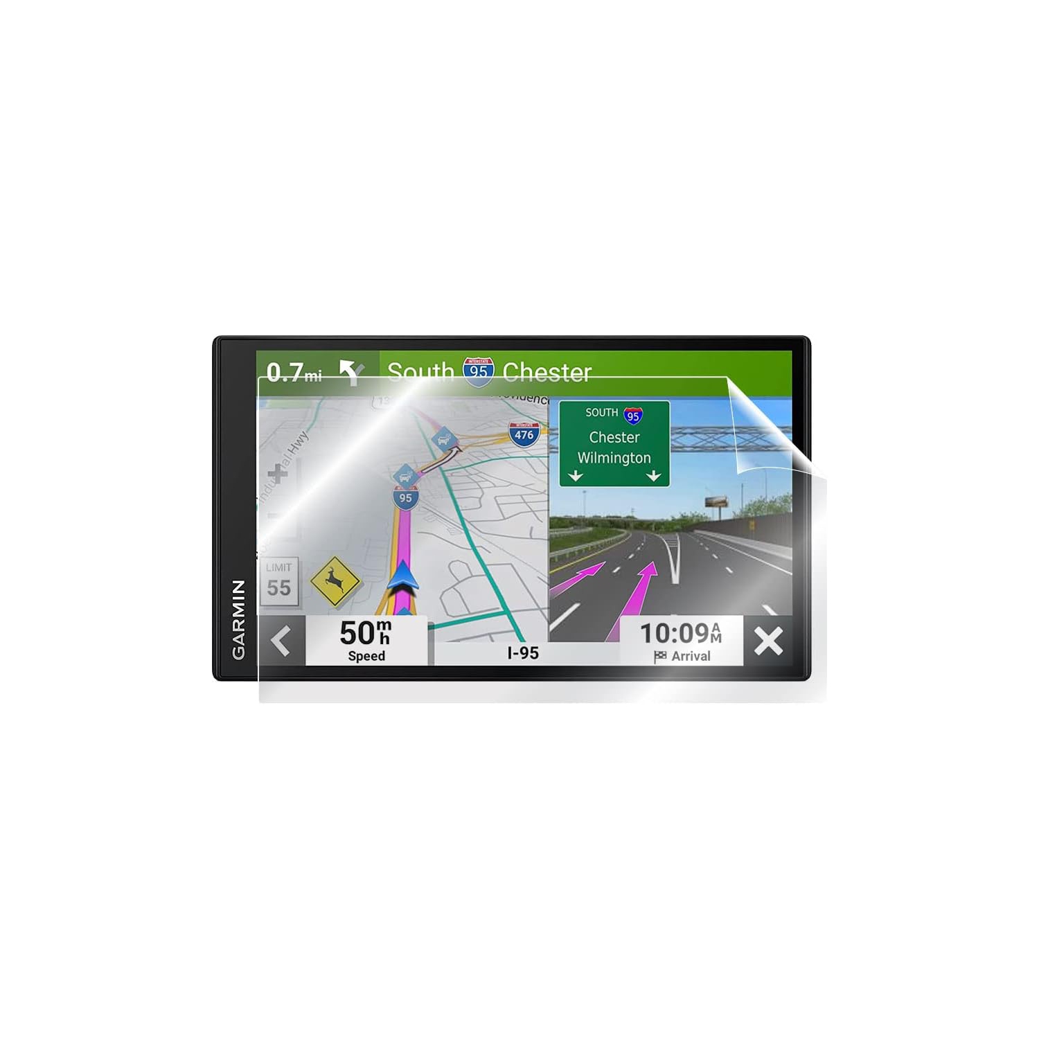 Pour le DriveSmart 86 de Garmin, protecteur d'écran pour navigateur GPS de voiture de 8&nbsp;po Protecteur d'écran invisibleSHIELD Ultra HD Film