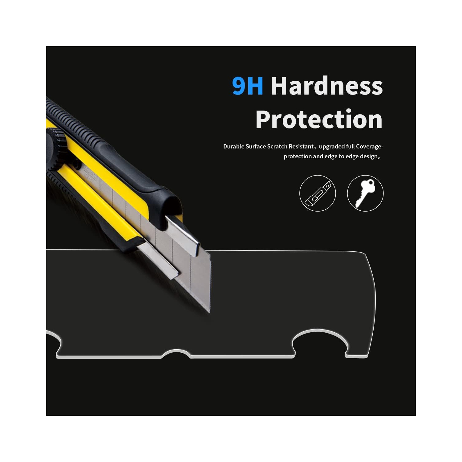 Protecteur d'écran tactile de voiture pour 2022 2023 Lexus NX NX350 NX250 NX350H NX450H Accessoires Verre trempé Endommagé