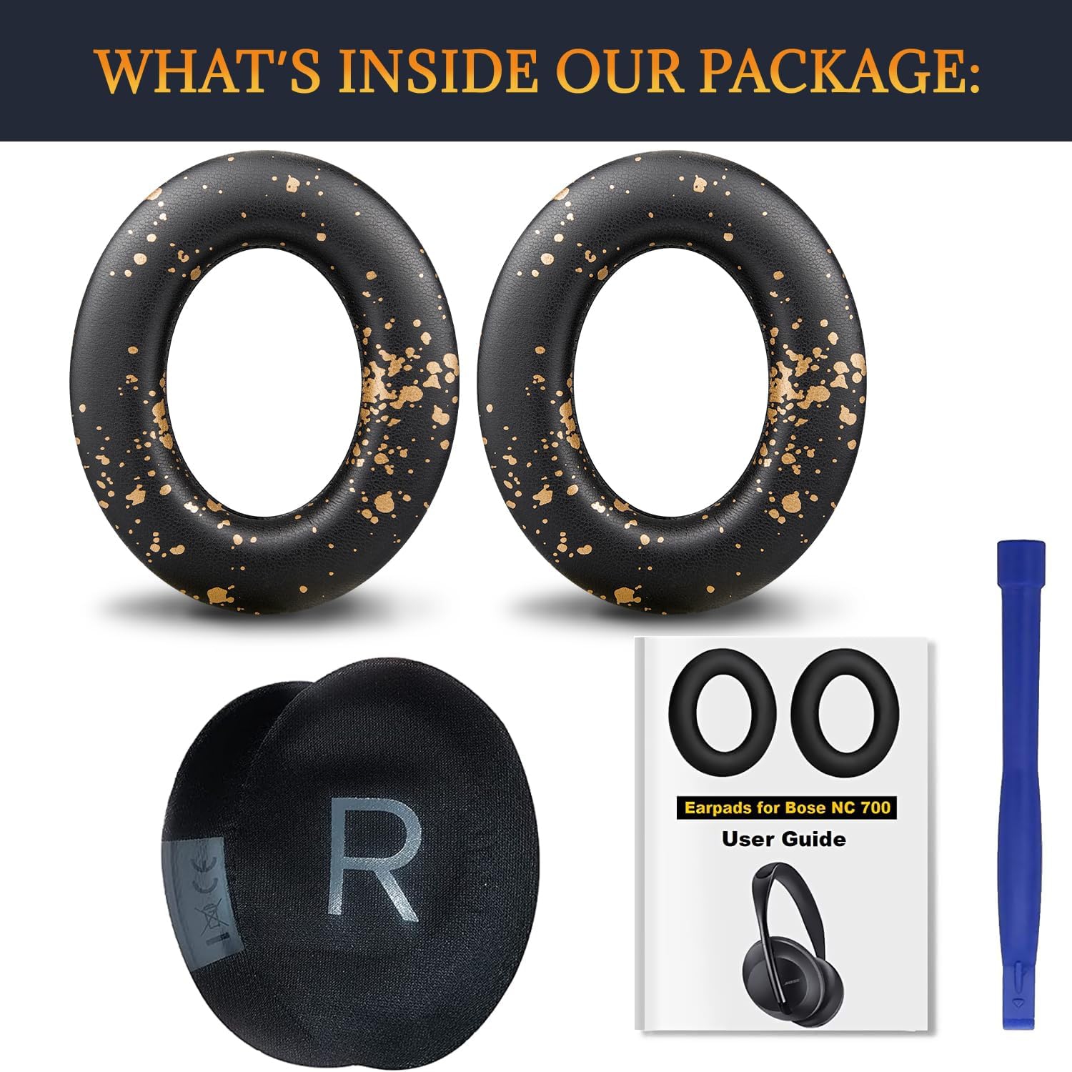 Protein Leather Replacement Earpads for Bose 700 Wireless Headphones, Ear Pads Cushions with Softer