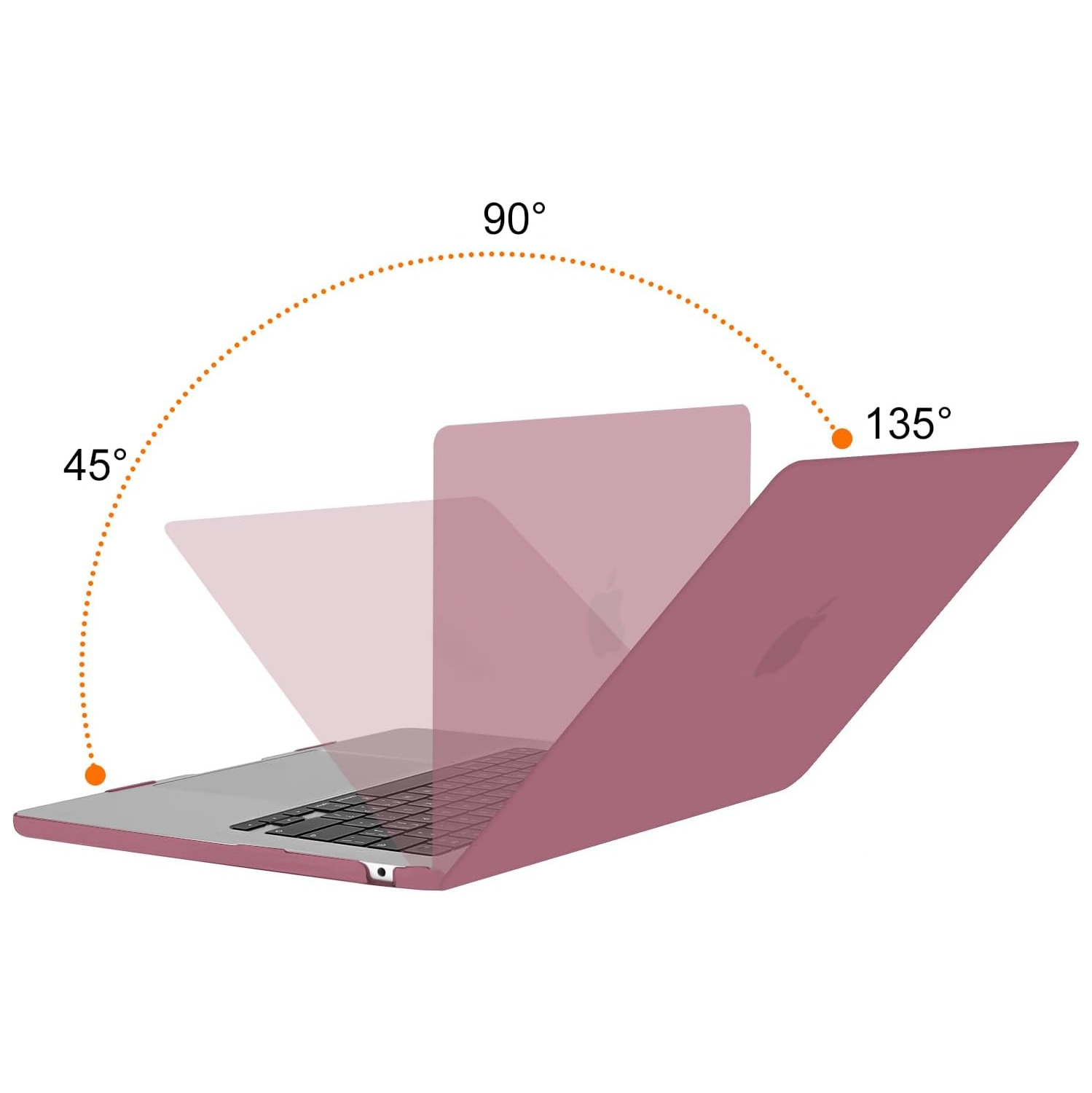 Compatible with MacBook Air 15 inch Case 2023 2024 Release M3 A3114 M2 A2941 Liquid Retina Display Touch ID,