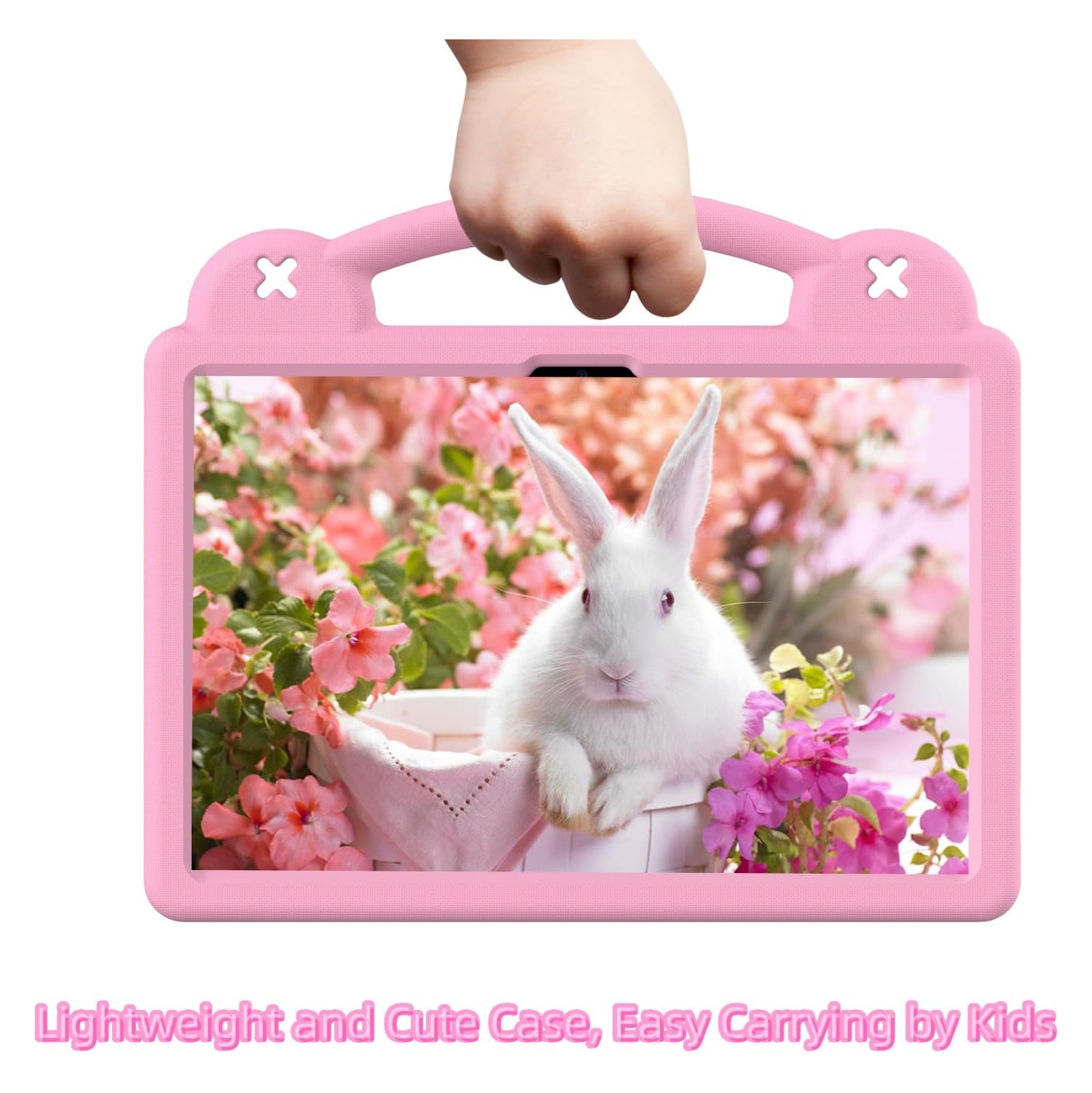 Kids Tablet Case for Lenovo tab M11/Redmi Pad SE 11 inch, Built-in Kickstand and Handle Shockproof Cute Cover