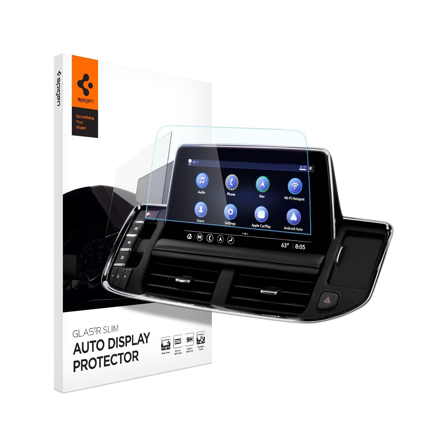 Tempered Glass Screen Protector [Glas.tR Slim] designed for Chevrolet Tahoe, Suburban (2021-2024),