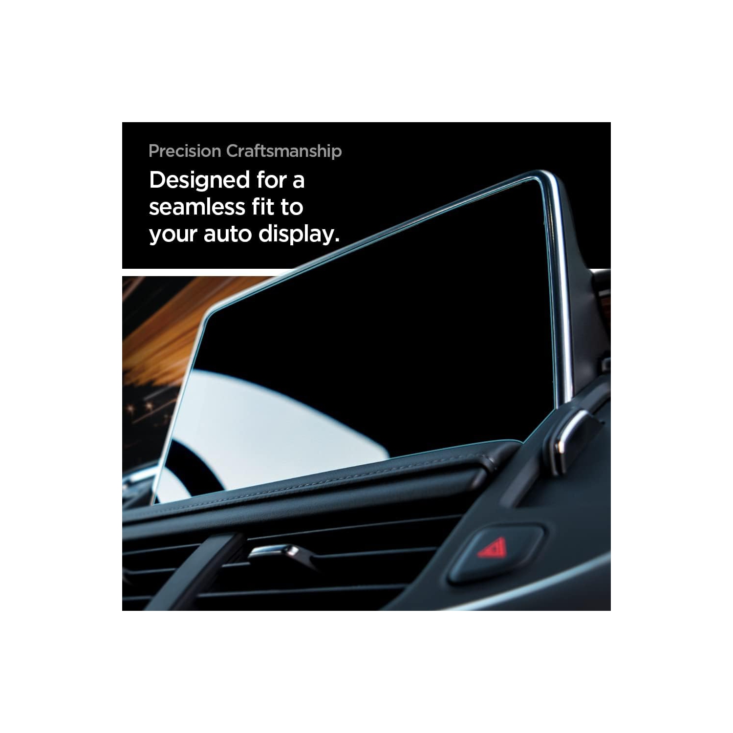 Tempered Glass Screen Protector [Glas.tR Slim] designed for Chevrolet Tahoe, Suburban (2021-2024),