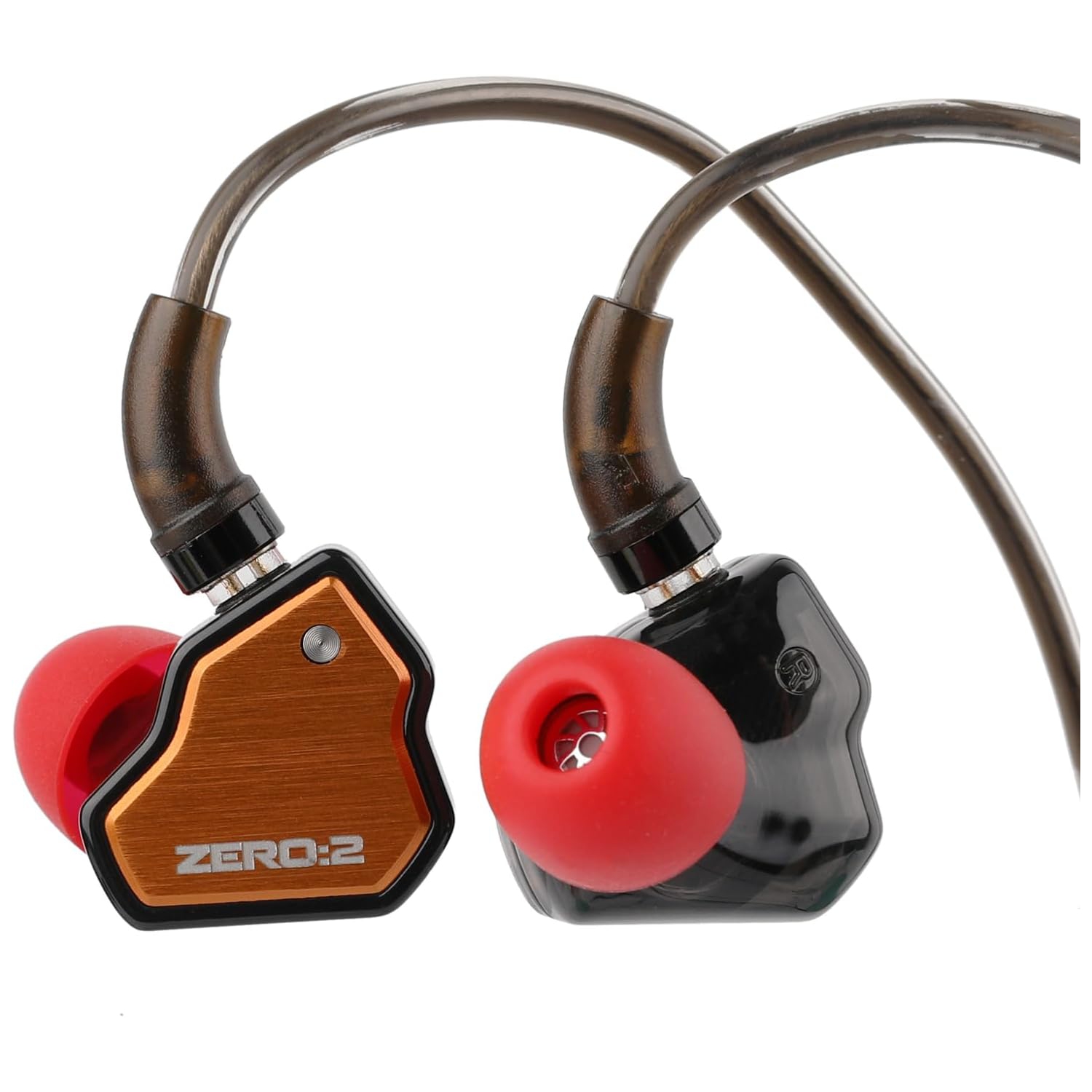 Moniteur intra-auriculaire 7&nbsp;Hz x Crinacle Zero:2, transducteur dynamique 10&nbsp;mm mis à jour, écouteurs bouton avec fil, écouteurs boutons de