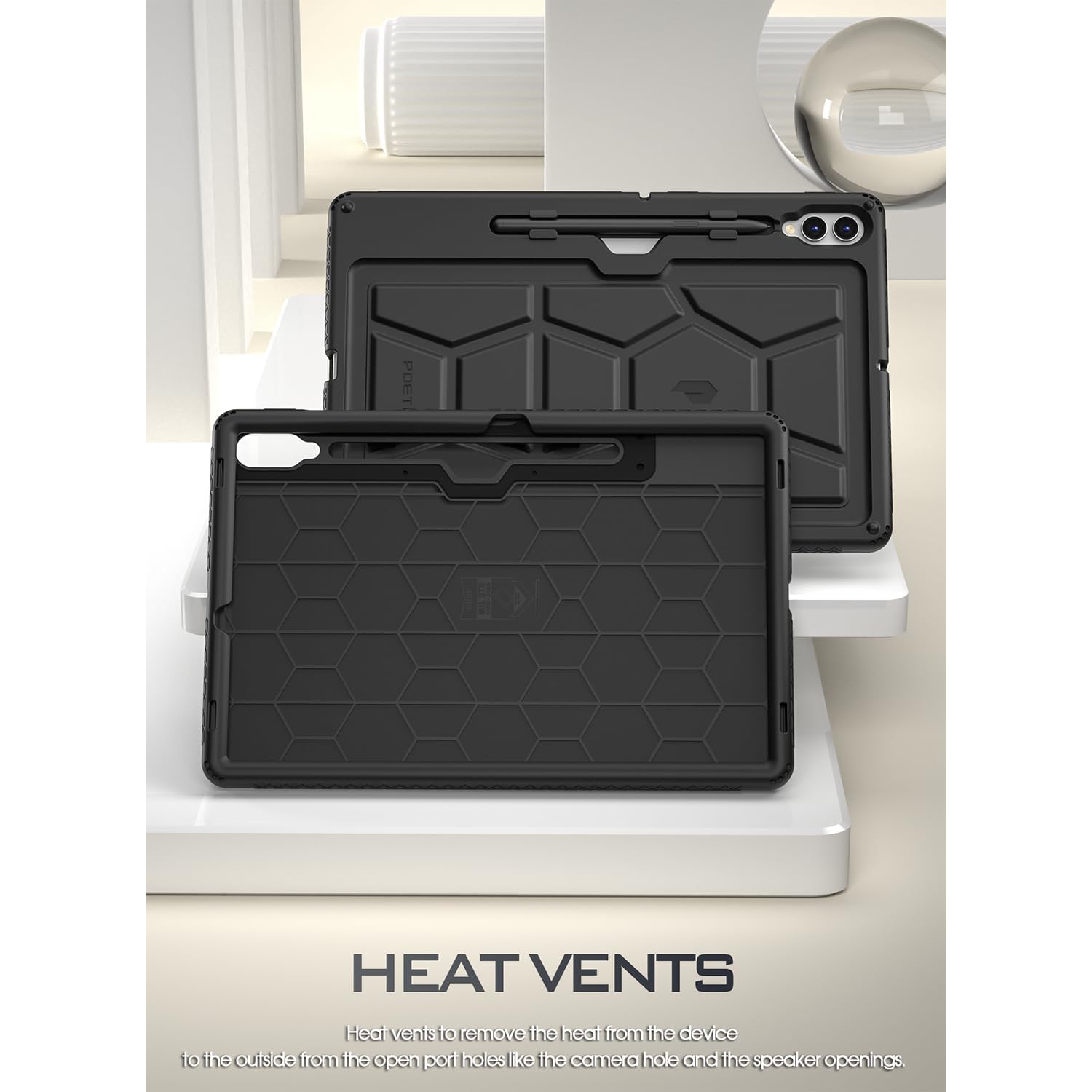 Étui TurtleSkin pour Samsung Galaxy Tab S9 Plus 12.4 po avec support S Pen, robuste