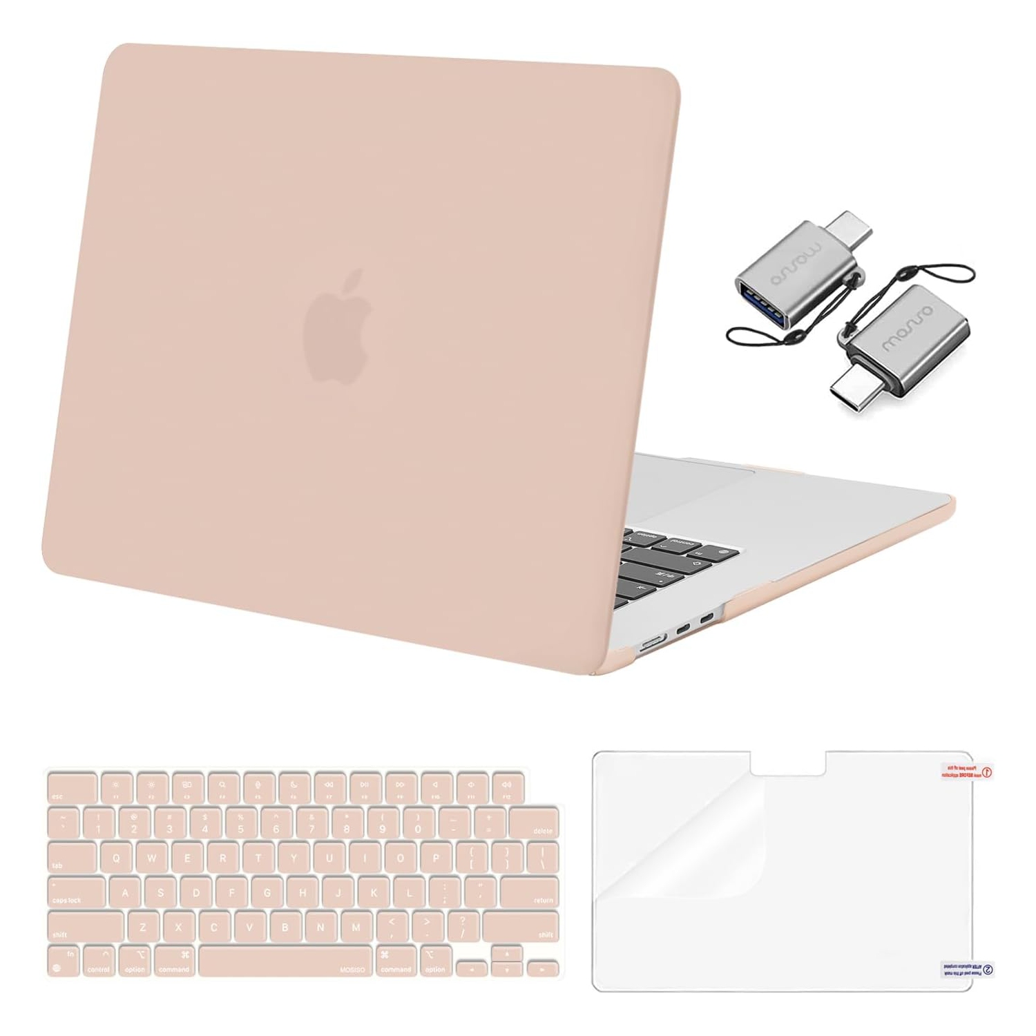 Compatible avec l'étui pour MacBook Air 15&nbsp;po, version 2023 2024 M3 A3114 M2 A2941, Touch ID, écran Retina liquide