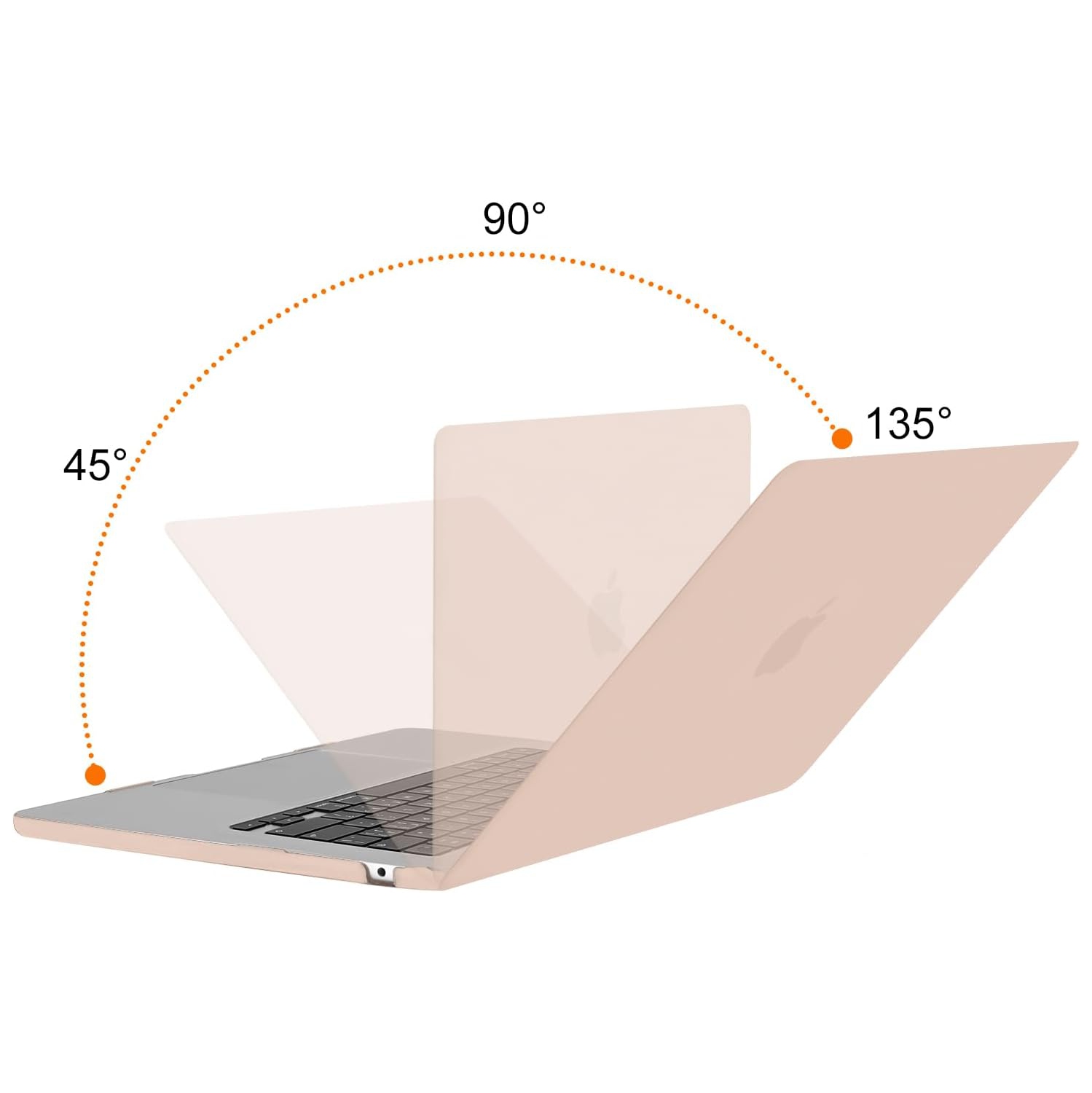 Compatible avec l'étui pour MacBook Air 15&nbsp;po, version 2023 2024 M3 A3114 M2 A2941, Touch ID, écran Retina liquide
