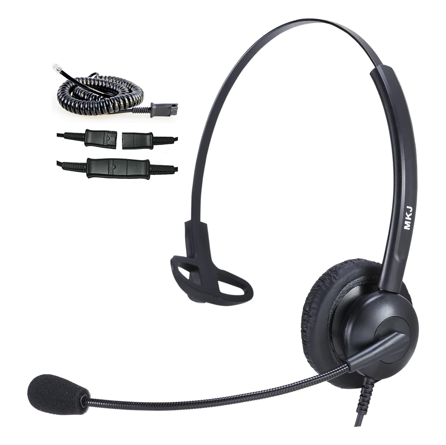 Casque téléphonique câblé Cisco RJ9 avec microphone à suppression du bruit Compatible avec les téléphones IP Cisco 6841
