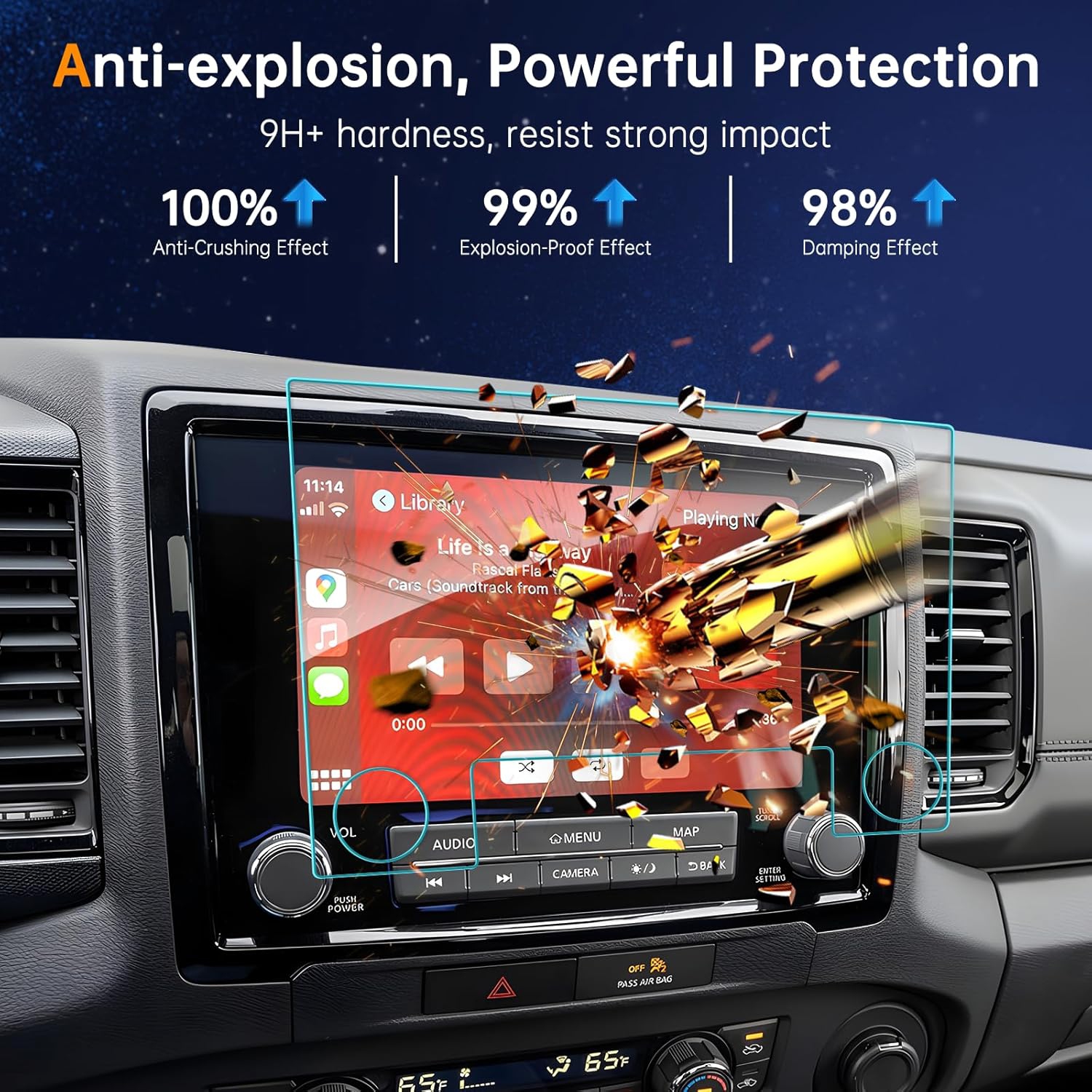 2023 2024 Frontier Screen Protector for 2022 2023 2024 Nissan Frontier Screen Protector, Fit for 2022-2024