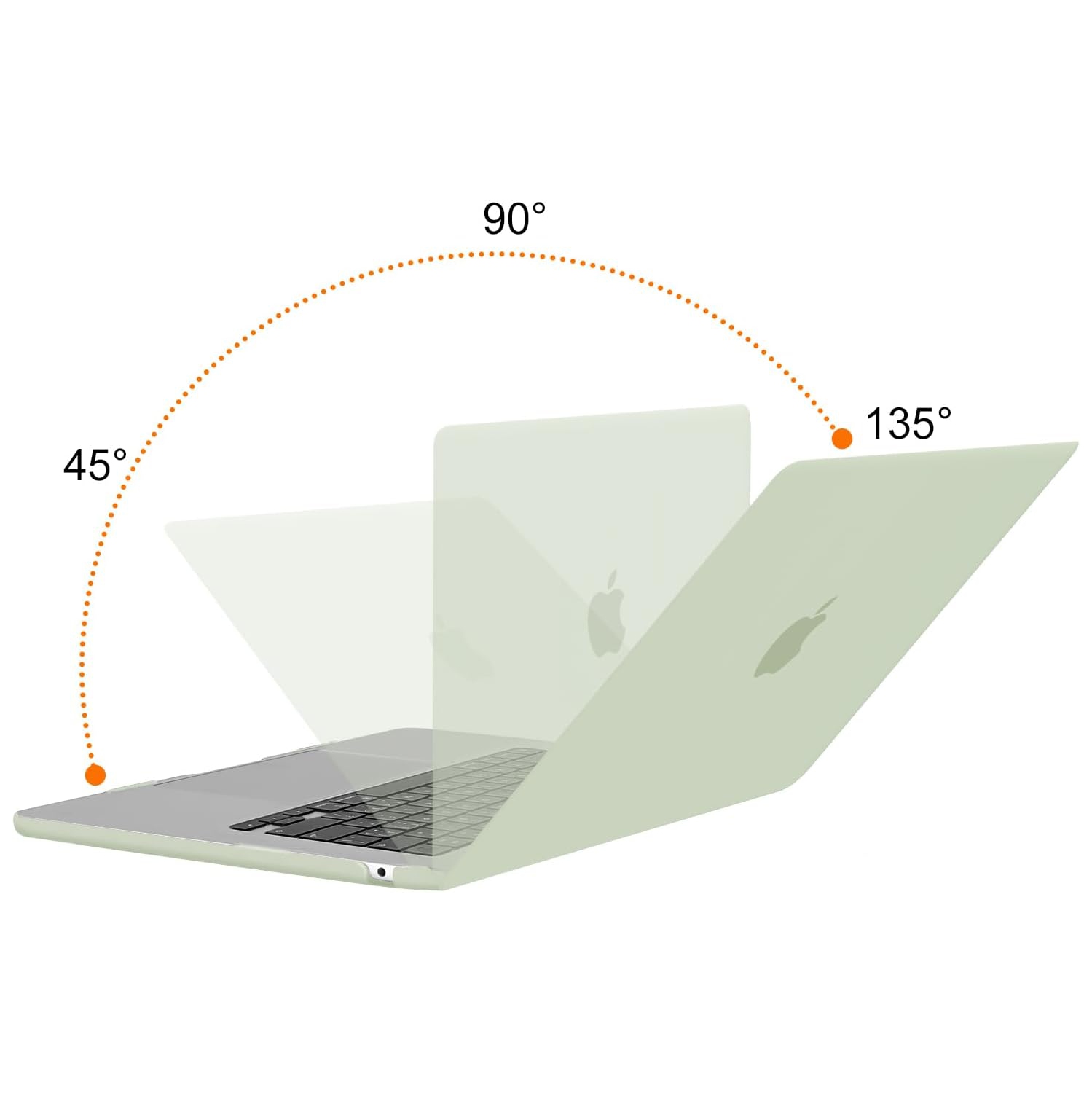 Compatible with MacBook Air 15 inch Case 2023 2024 Release M3 A3114 M2 A2941 Liquid Retina Display Touch ID,