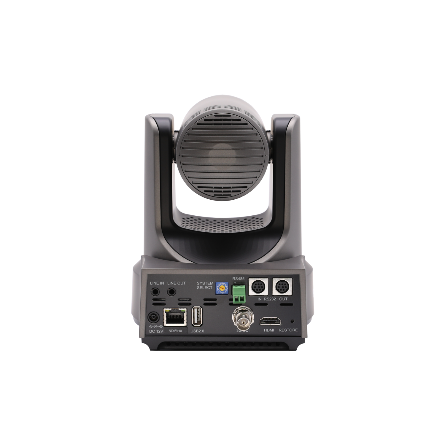 Caméra IP 4KUHD intérieure avec fil Move de PTZOptics - Gris