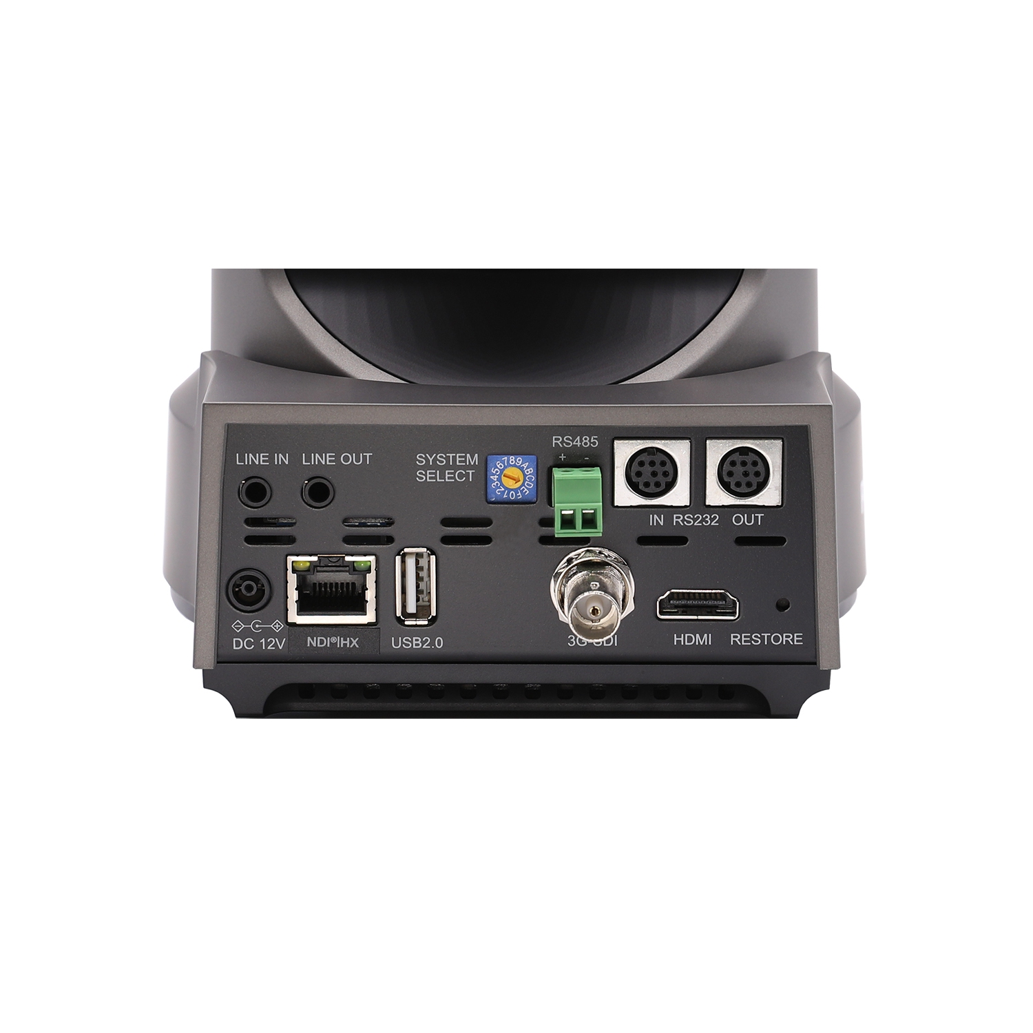 PTZOptics Move Wired Indoor 4KUHD IP Camera - Gray