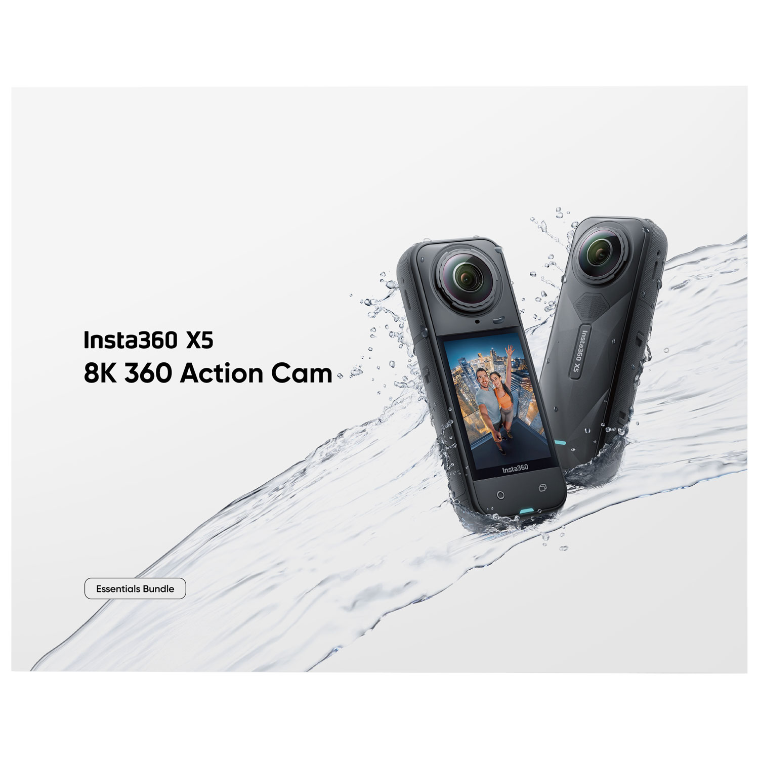 Ensemble d'articles essentiels pour la caméra de sport étanche 8K 360° X5 d'Insta360