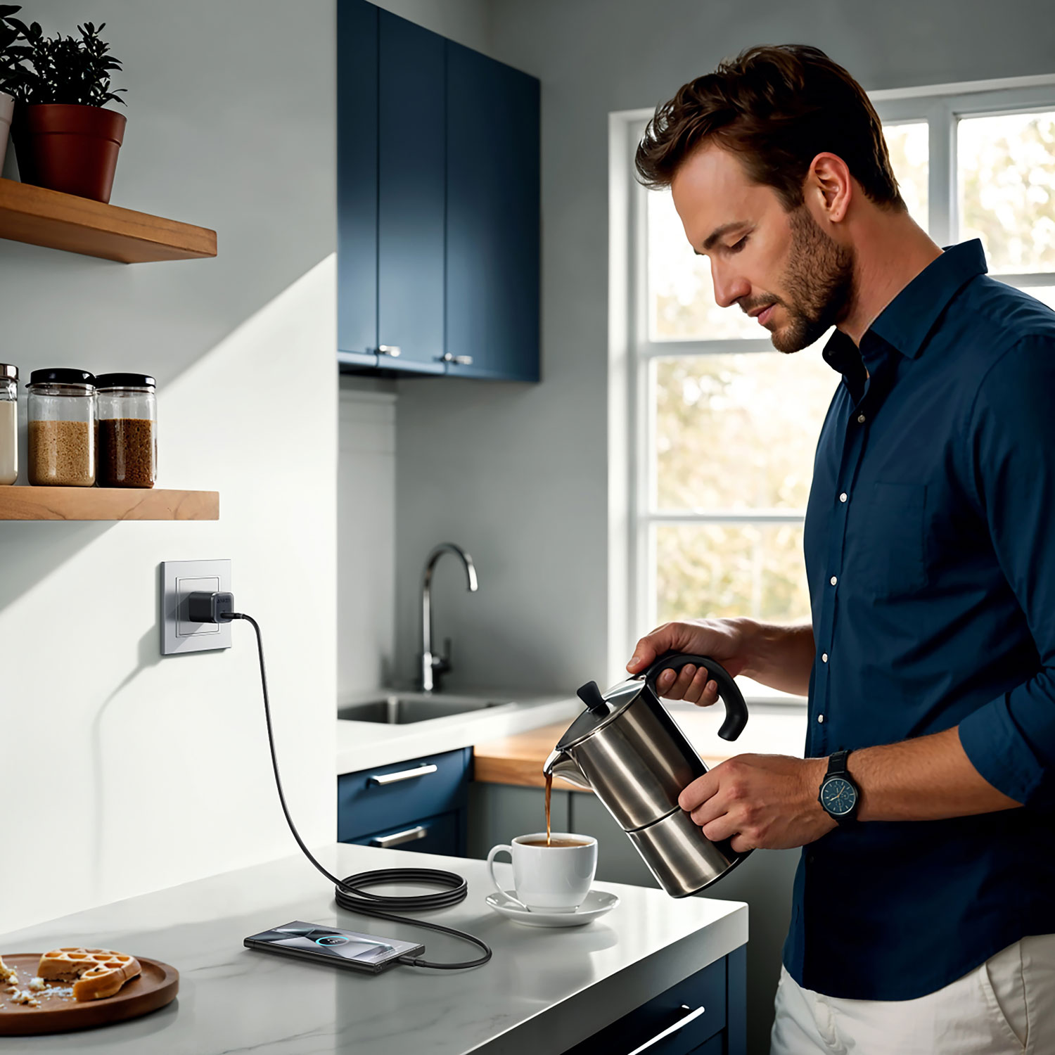 Anker Nano 45W Nano USB-C Wall Charger - Black