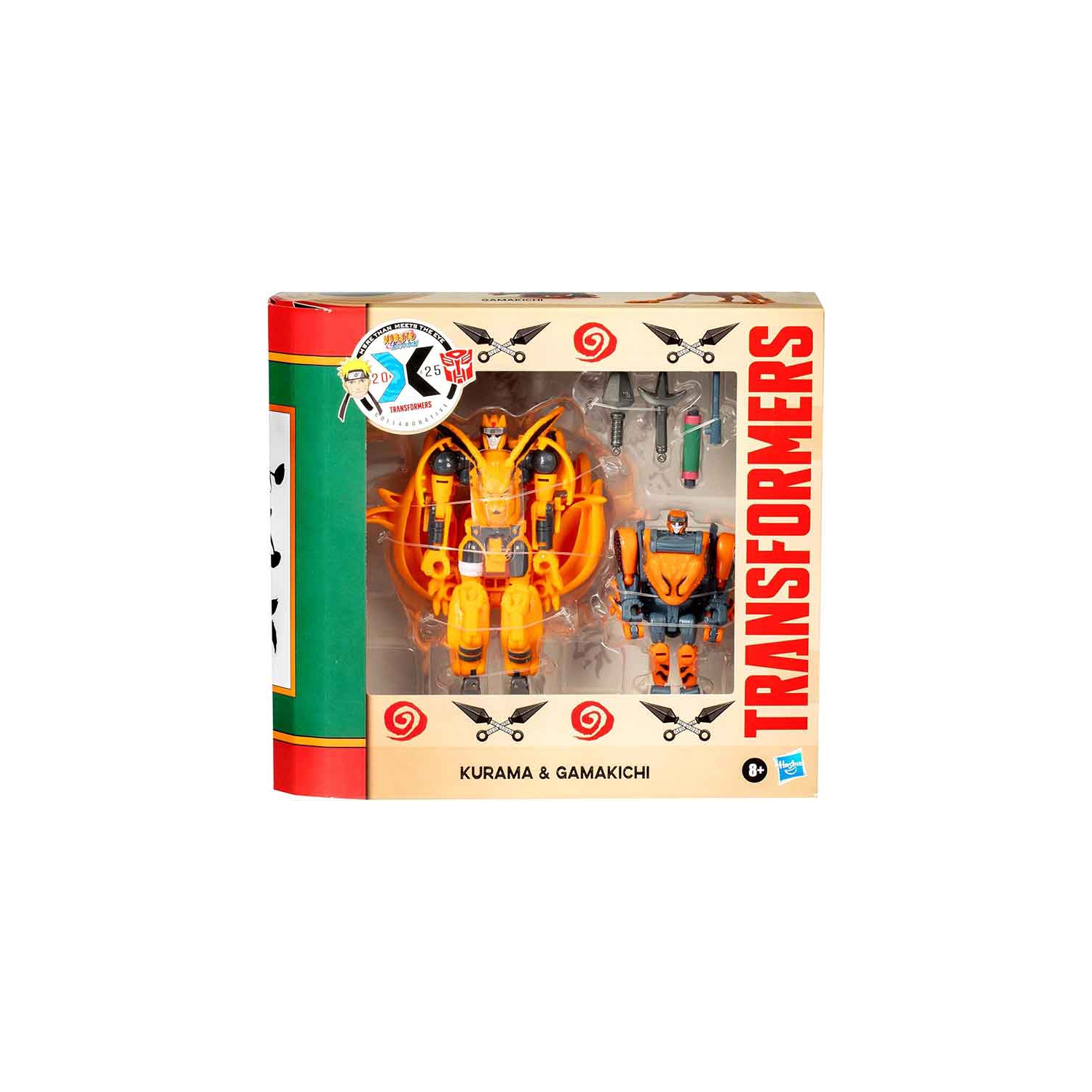 Transformers Collaborative Naruto Shippuden 6 Inch Action Figure - Kurama & Gamakichi