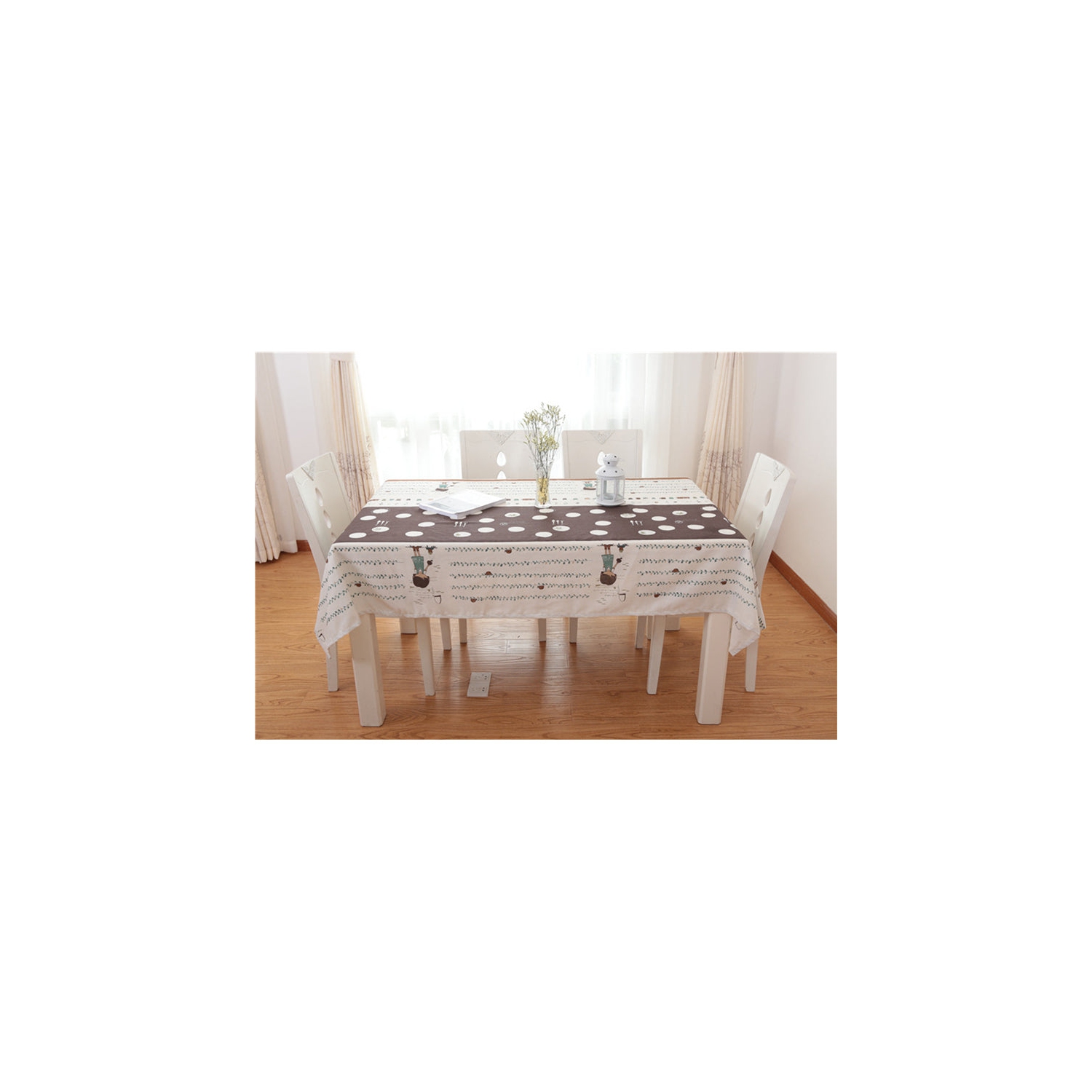 PANDACO Garden Cotton Table Cloth