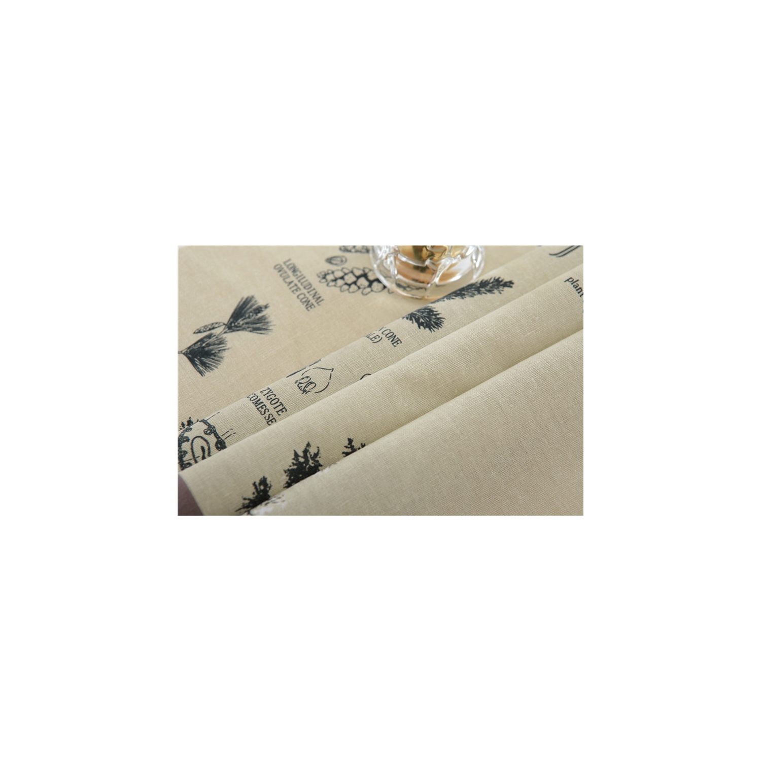 Nappe en coton forêt de PANDACO