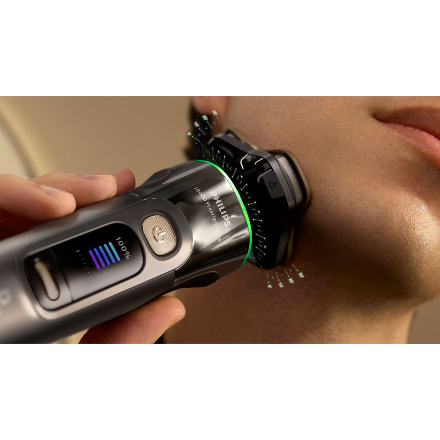 Rasoir électrique avec et sans mousse i9000 Prestige Ultra de Philips