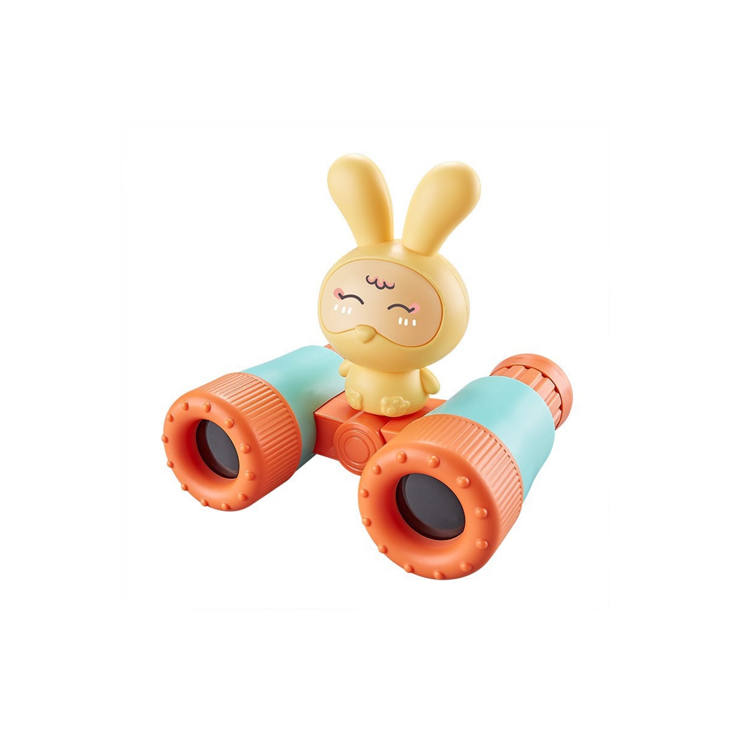 Toy Telescope, Small Handheld Binoculars Toy, Cartoon Portable HD Toy, 8x Magnification, Gift for Boys and Girls