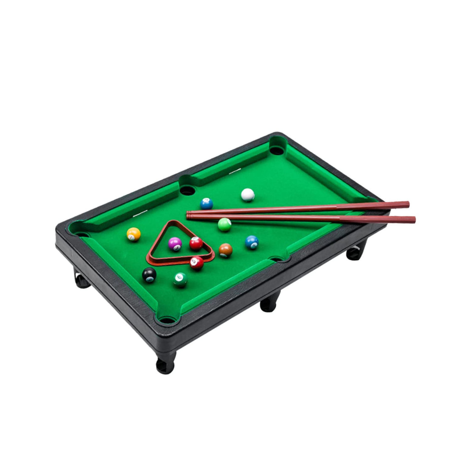 Mini Toy Pool Table, Portable Billiard Toy Set, Great Gift for Boys and Girls