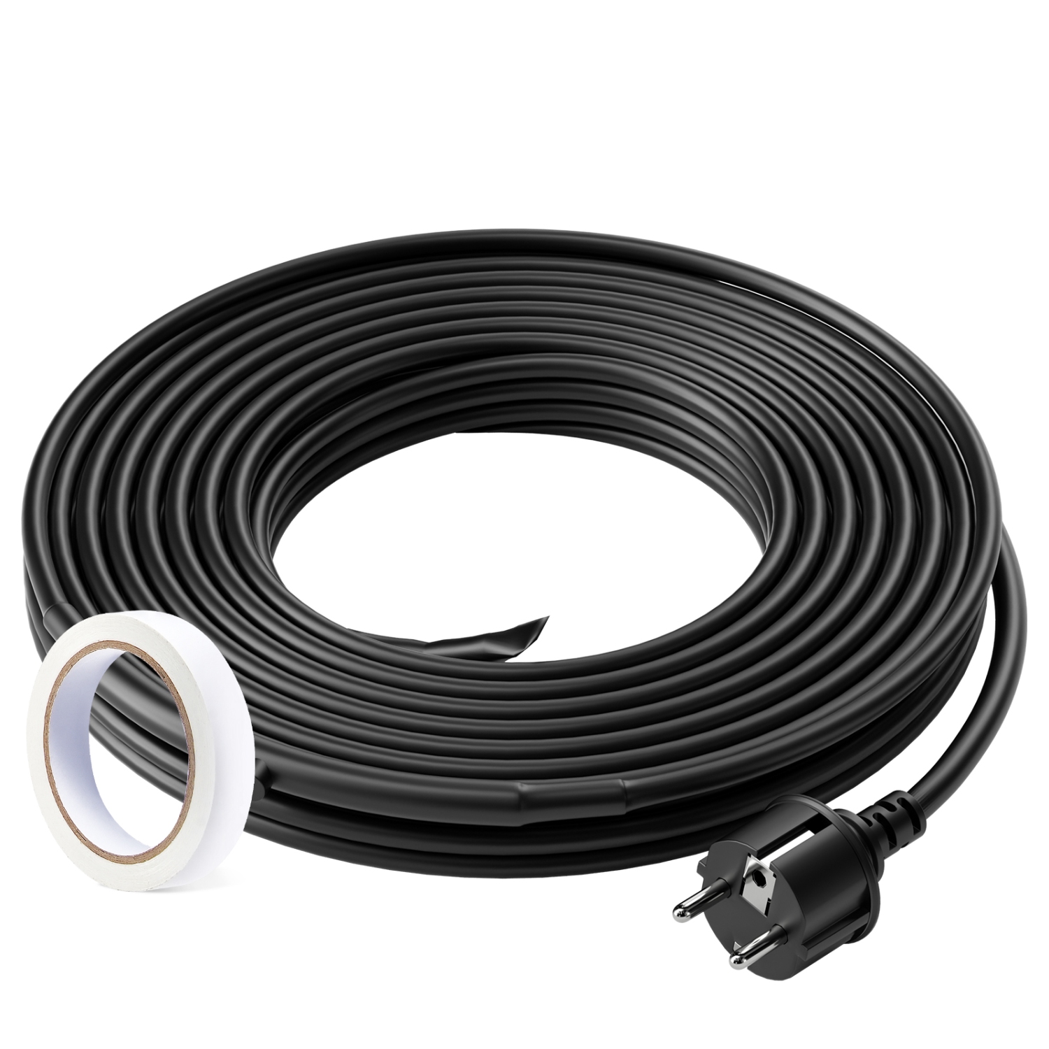 VEVOR 120V Self-Regulating Pipe Heating Cable, 18-feet 5W/ft Heat Tape for Pipes Freeze Protection, Protects PVC Hose, Metal and Plastic Pipe from