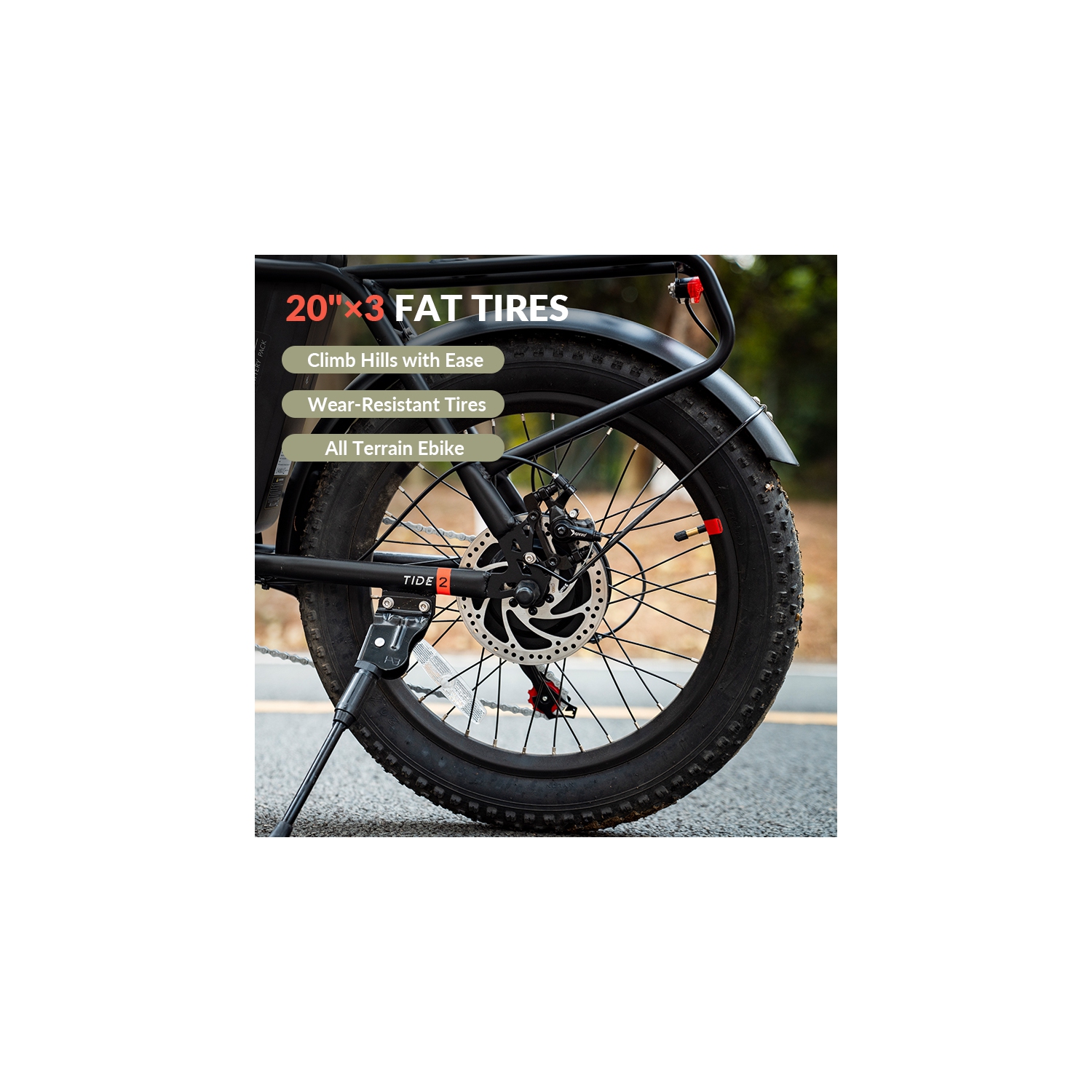 INVANTI Adult Folding E-Bike – 500W Motor, 72KM Max Range, 20"x3" Fat Tires, Front Suspension, 7-Speed Gear | Urban Commute & Off-Road Exploration
