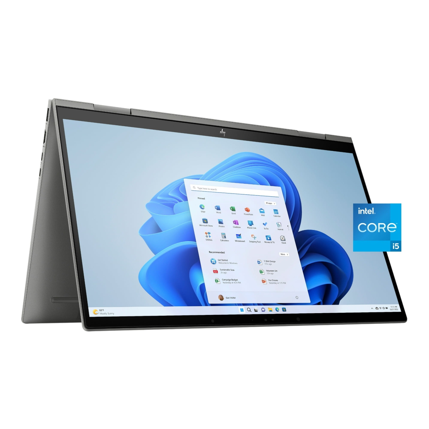 Refurbished (Excellent) HP ENVY x360 15.6" FHD Touch 2-in-1 Laptop, Intel i5-1335U, 16GB RAM, 512GB SSD, Wi-Fi 6E, Windows 11