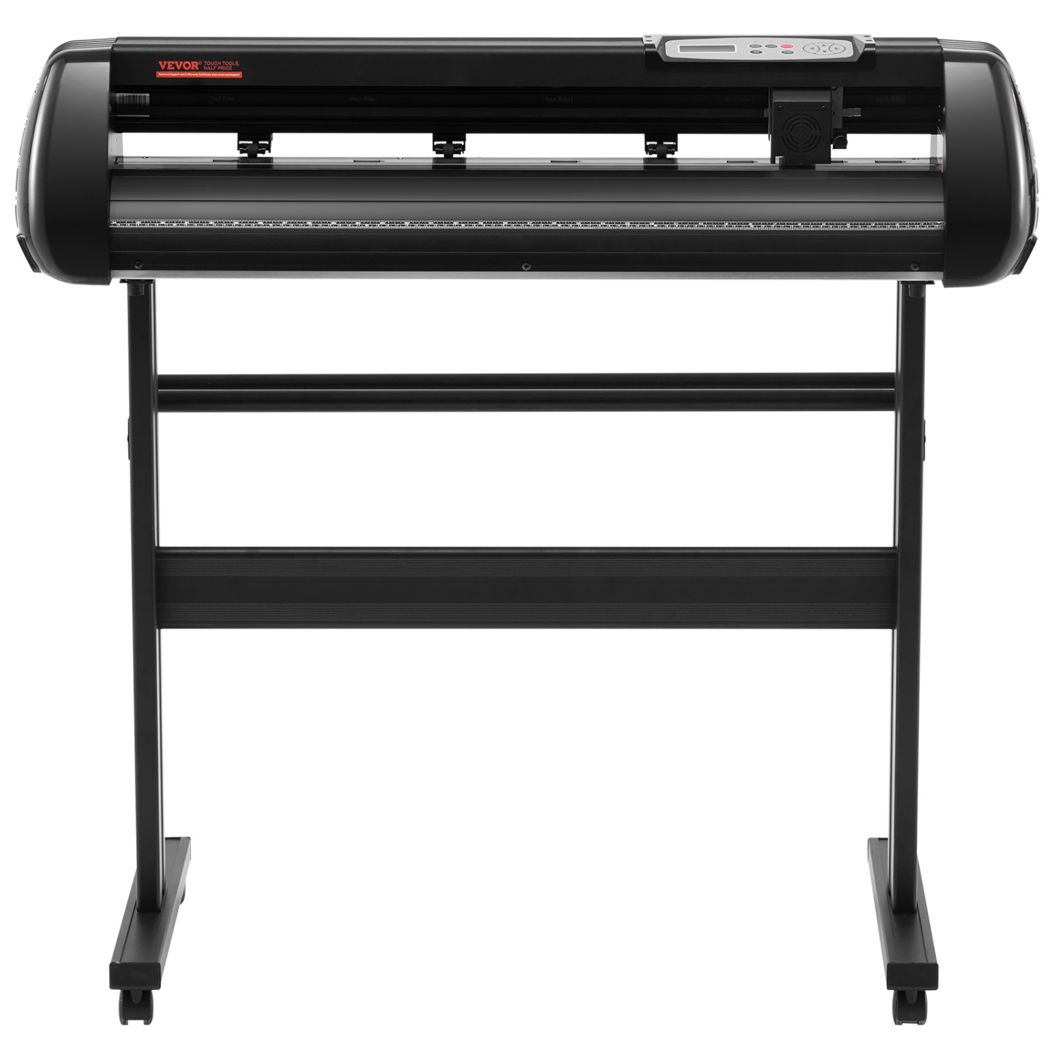 Coupe-vinyles VEVOR 34&nbsp;po, machine à perforer à couper Bluetooth hors ligne, force de vitesse réglable de l'arbre à rouleaux en acier