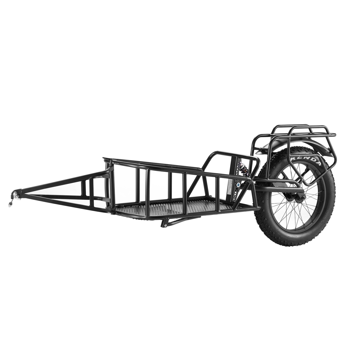 VEVOR Bike Cargo Trailer, 70 lbs Load Capacity, Heavy-Duty Bicycle Wagon Cart, Compact Storage Structure with Universal Hitch, 20" Wheels, Fits Most
