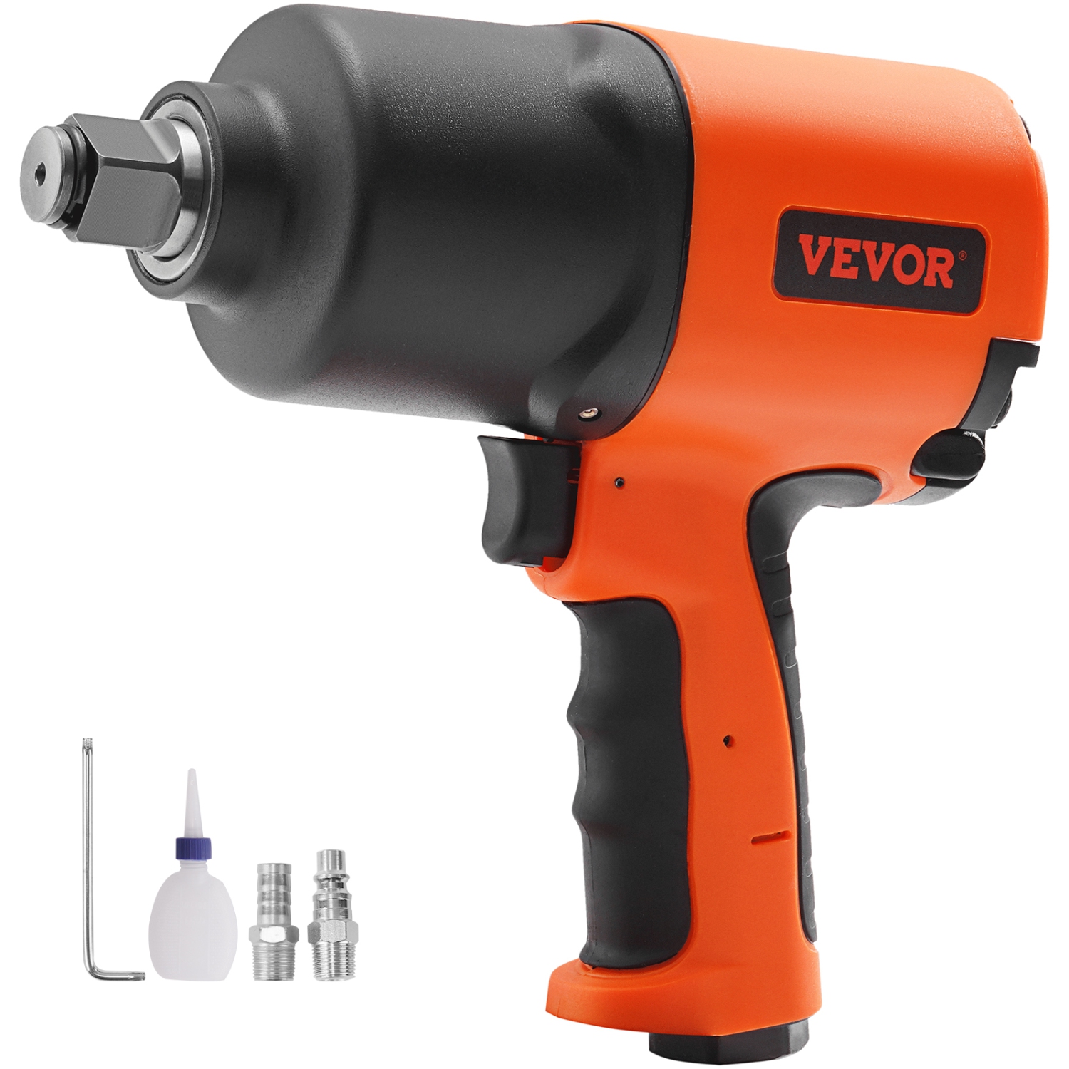 VEVOR Air Impact Wrench, 3/4-Inch Drive Air Impact Gun, Up to 1870ft-lbs Nut-busting Torque, Composite Pneumatic Impact Wrench for