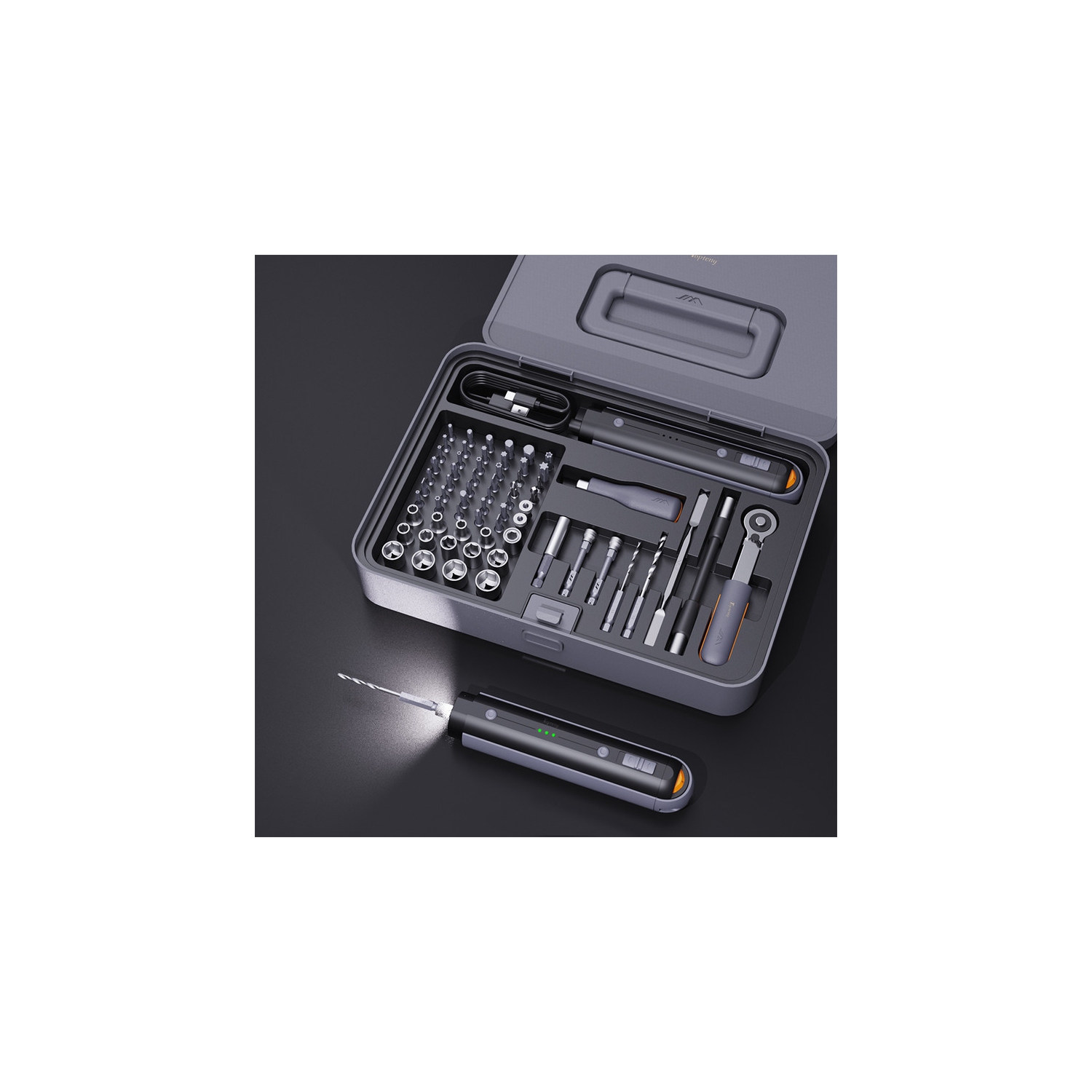 Trousse d'outils de réparation multifonction pour maison et auto et ouvriers de bois Trousse d'outils de ménage générale personnalisable idéale pour