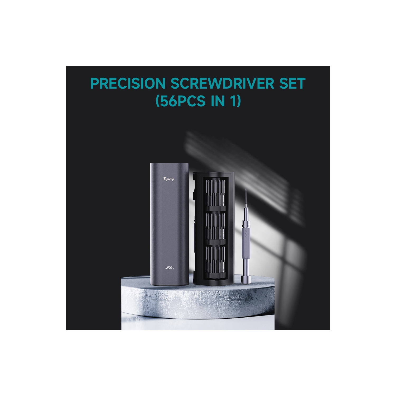 Precision Screwdriver Set 56 Pieces including 42 Bits,Screwdriver Kit with Alloy Steel Carrying Case,Repair Tool Kit for