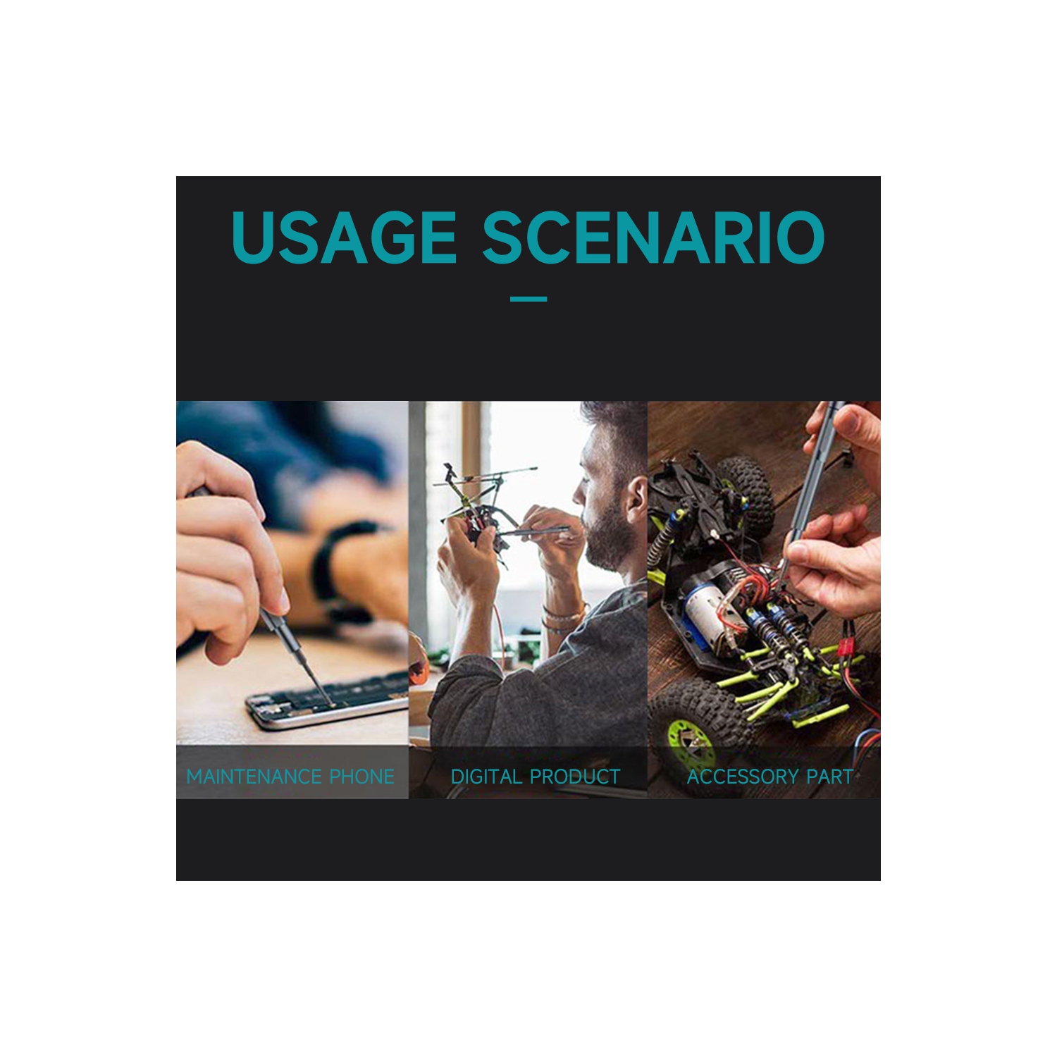 Precision Screwdriver Set 56 Pieces including 42 Bits,Screwdriver Kit with Alloy Steel Carrying Case,Repair Tool Kit for