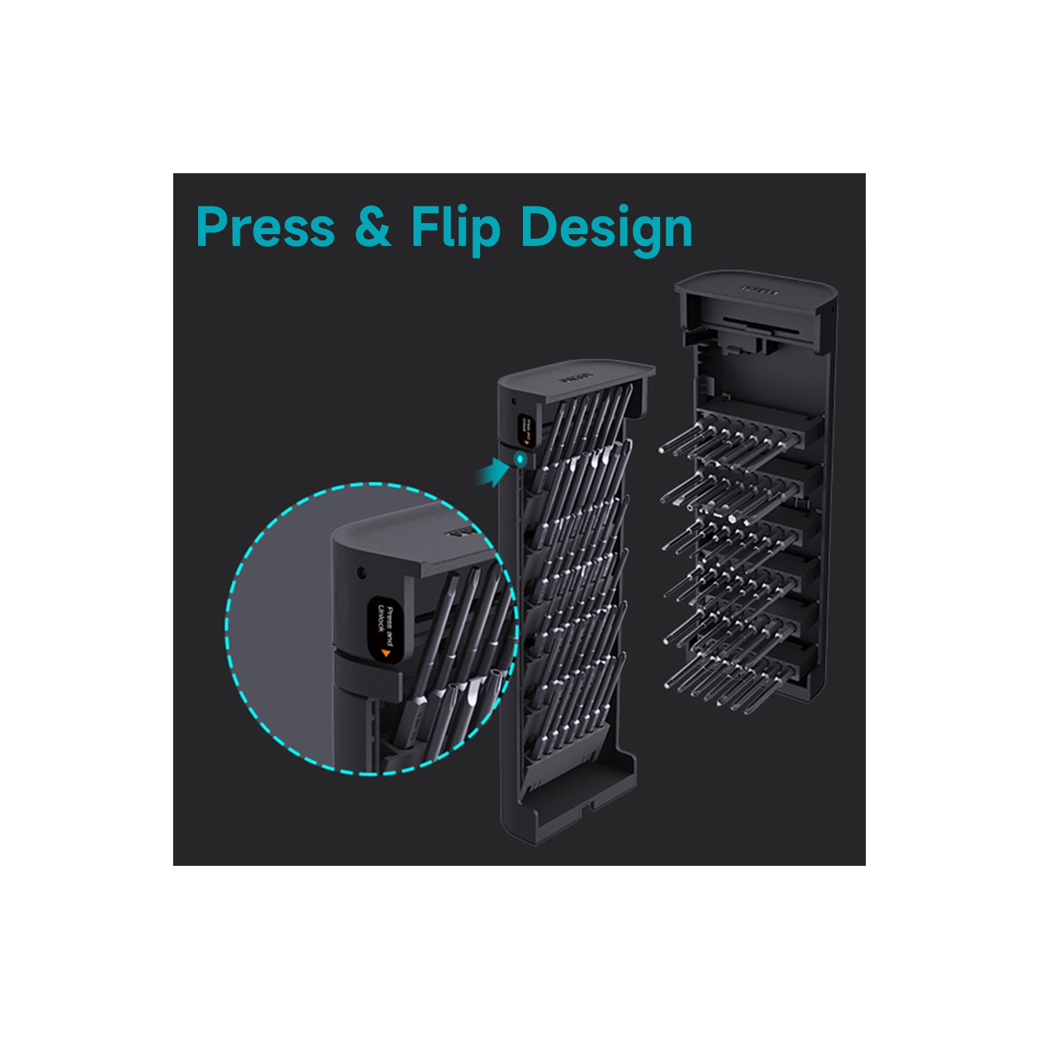 Jeu de tournevis de précision Jeu de 60 pièces Jeu de bricolage et de réparation pour PC Matériel pour téléphone électronique Réparation Montre