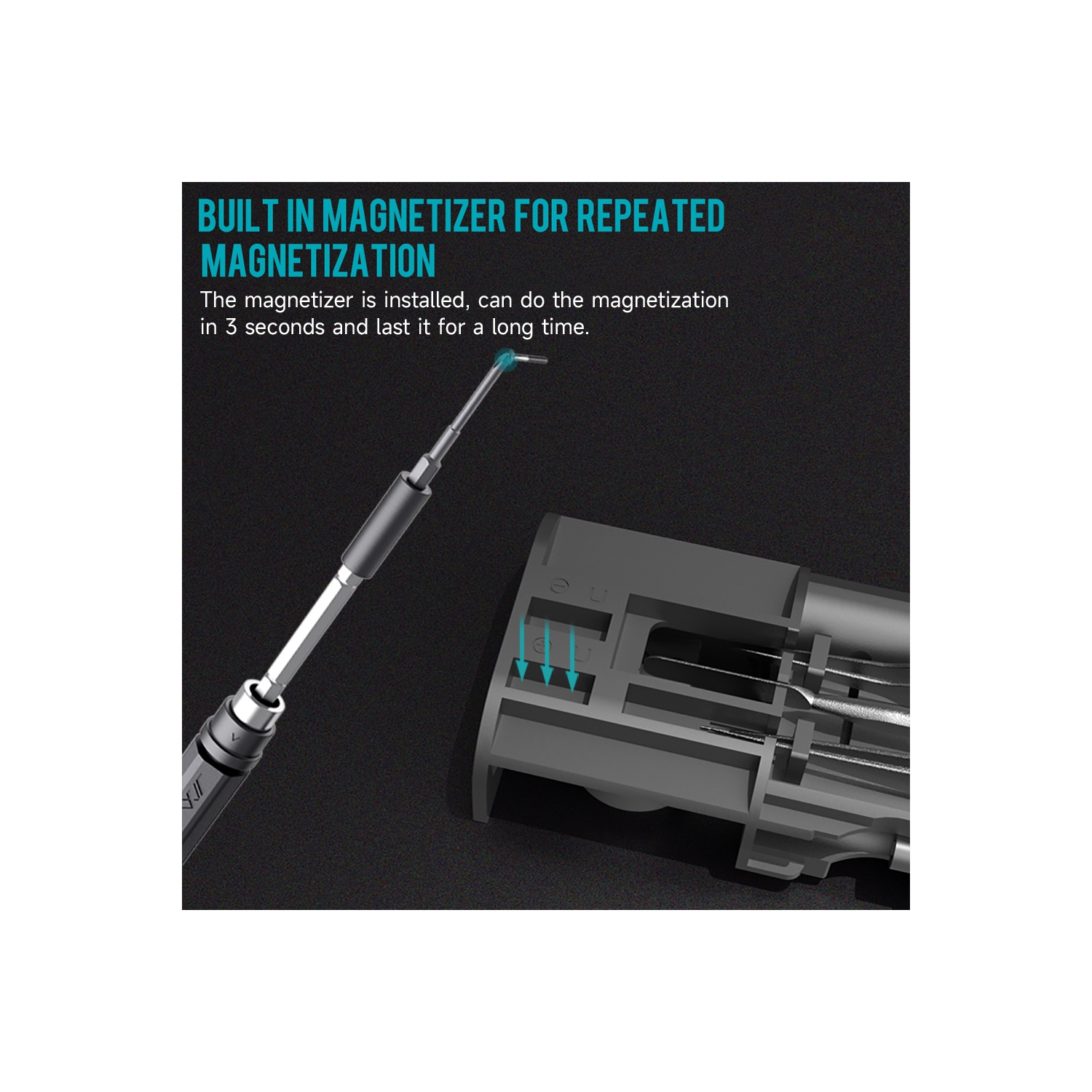 Jeu de tournevis de précision Jeu de 60 pièces Jeu de bricolage et de réparation pour PC Matériel pour téléphone électronique Réparation Montre