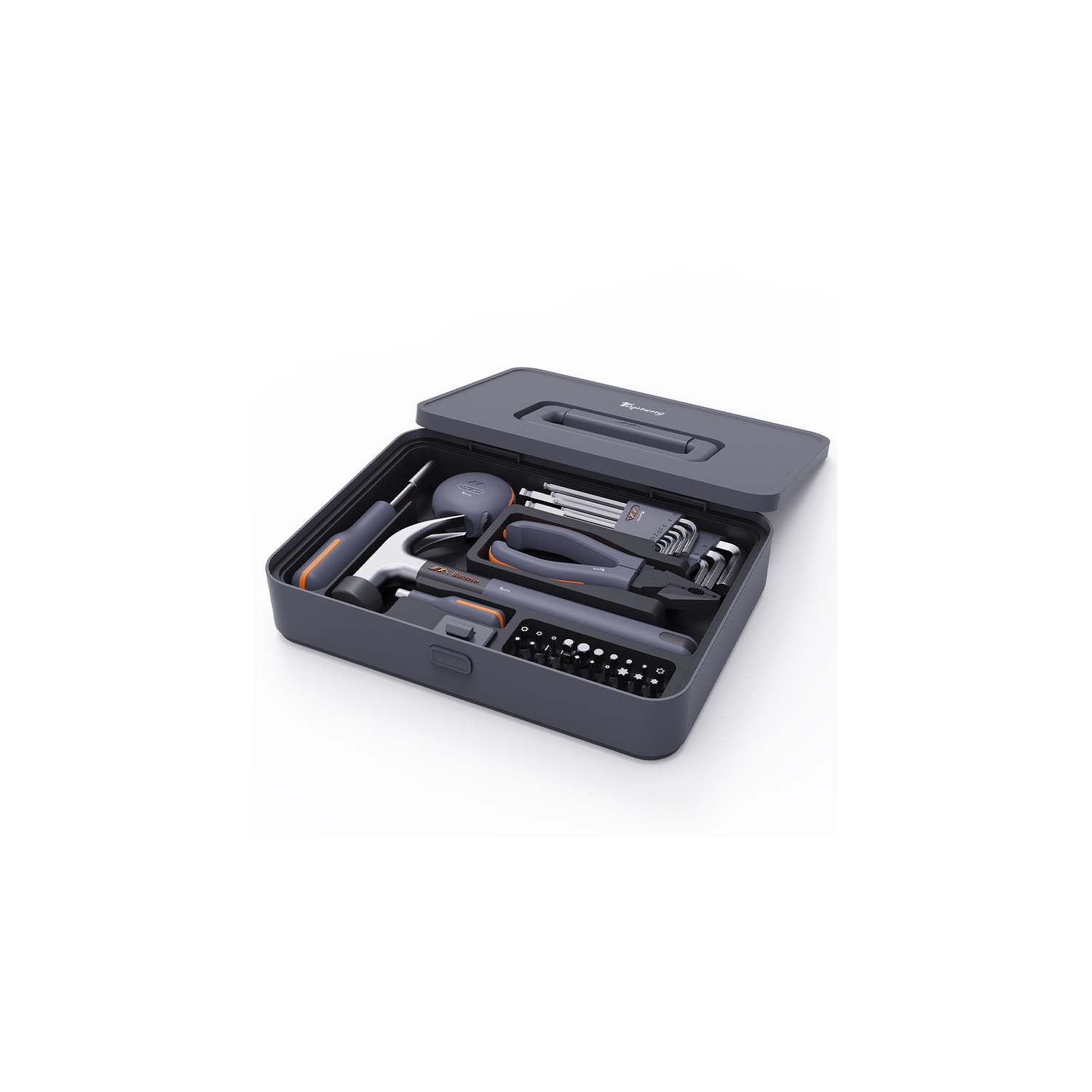 Trousse d'outils de réparation multifonction pour maison et auto et ouvriers de bois Trousse d'outils de ménage générale personnalisable idéale pour