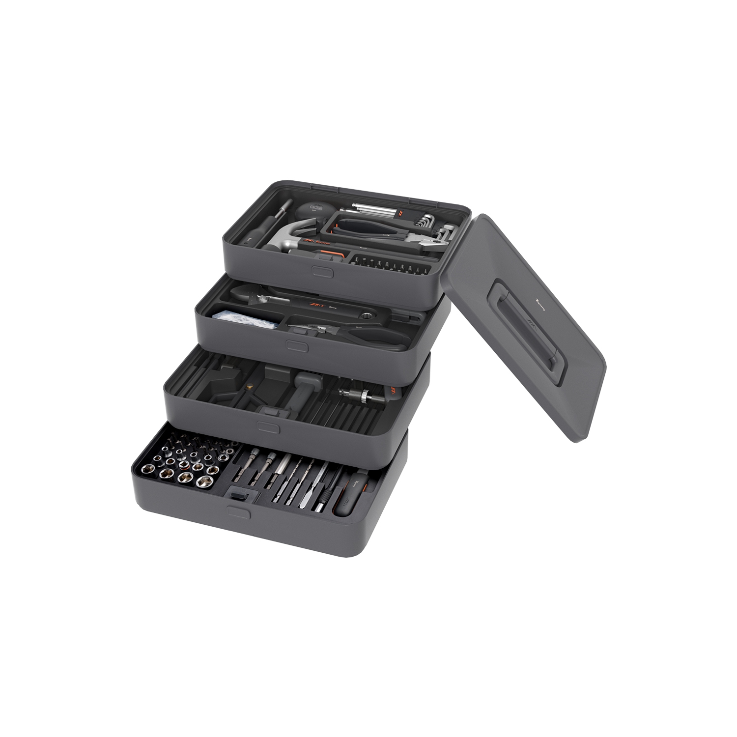 Multifunctional Home & Auto & Woodworkers Repair Tool Kit Customizable General Household Tool Kit Perfect for Homeowner Diyer Handyman