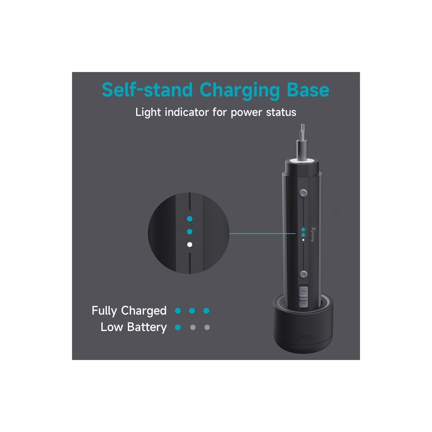 3.6V Electric Screwdriver Set, 38-in-1, 220RPM, 4N.m Torque, 2000mAh Li-Ion Battery, LED Lighting & Charging Base, Ideal for Electronics, Phone,