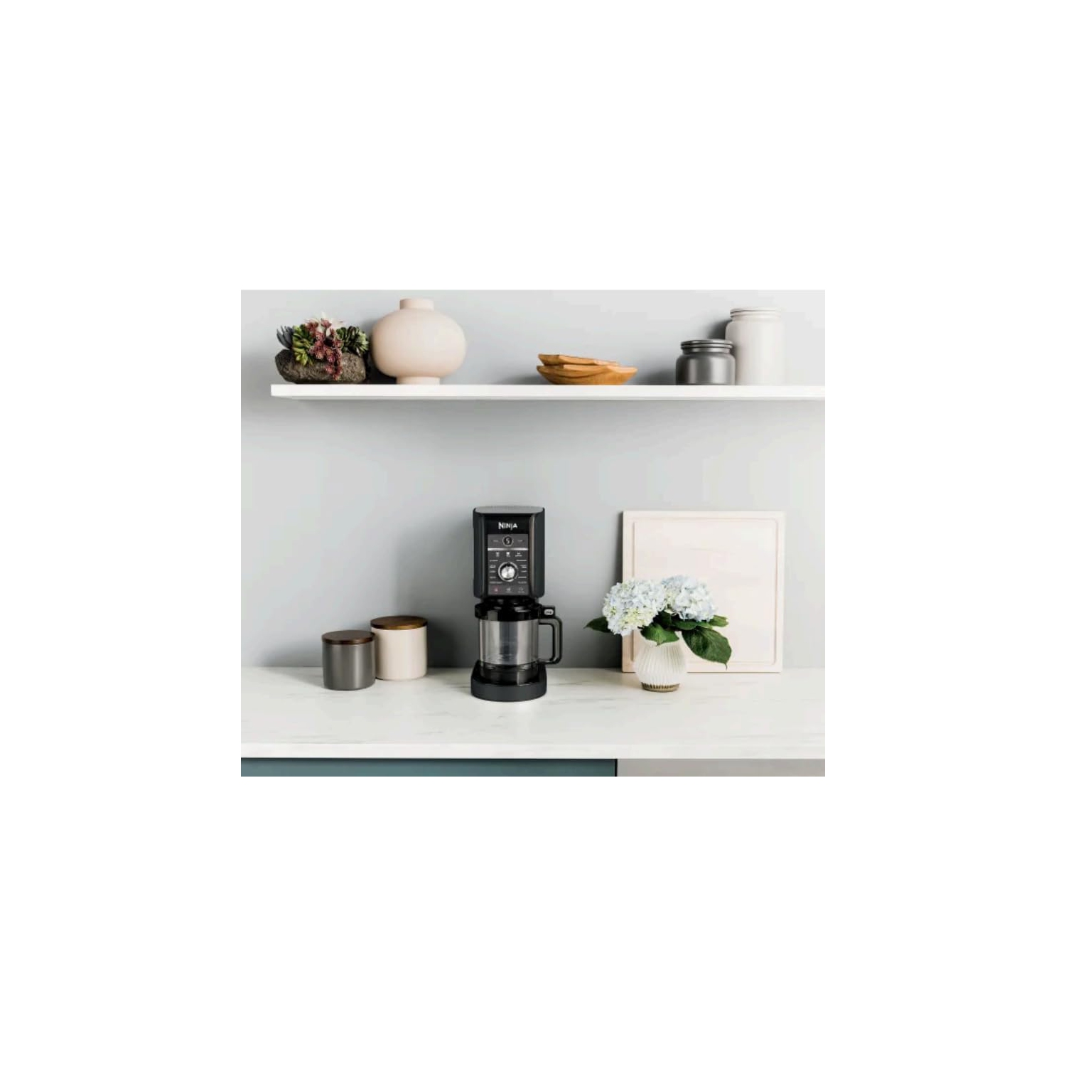 Refurbished - Ninja Creami Deluxe 11-in-1 Ice Cream and Frozen Drink Maker, 24 Ounce Capacity, Black, Large, CN501CO